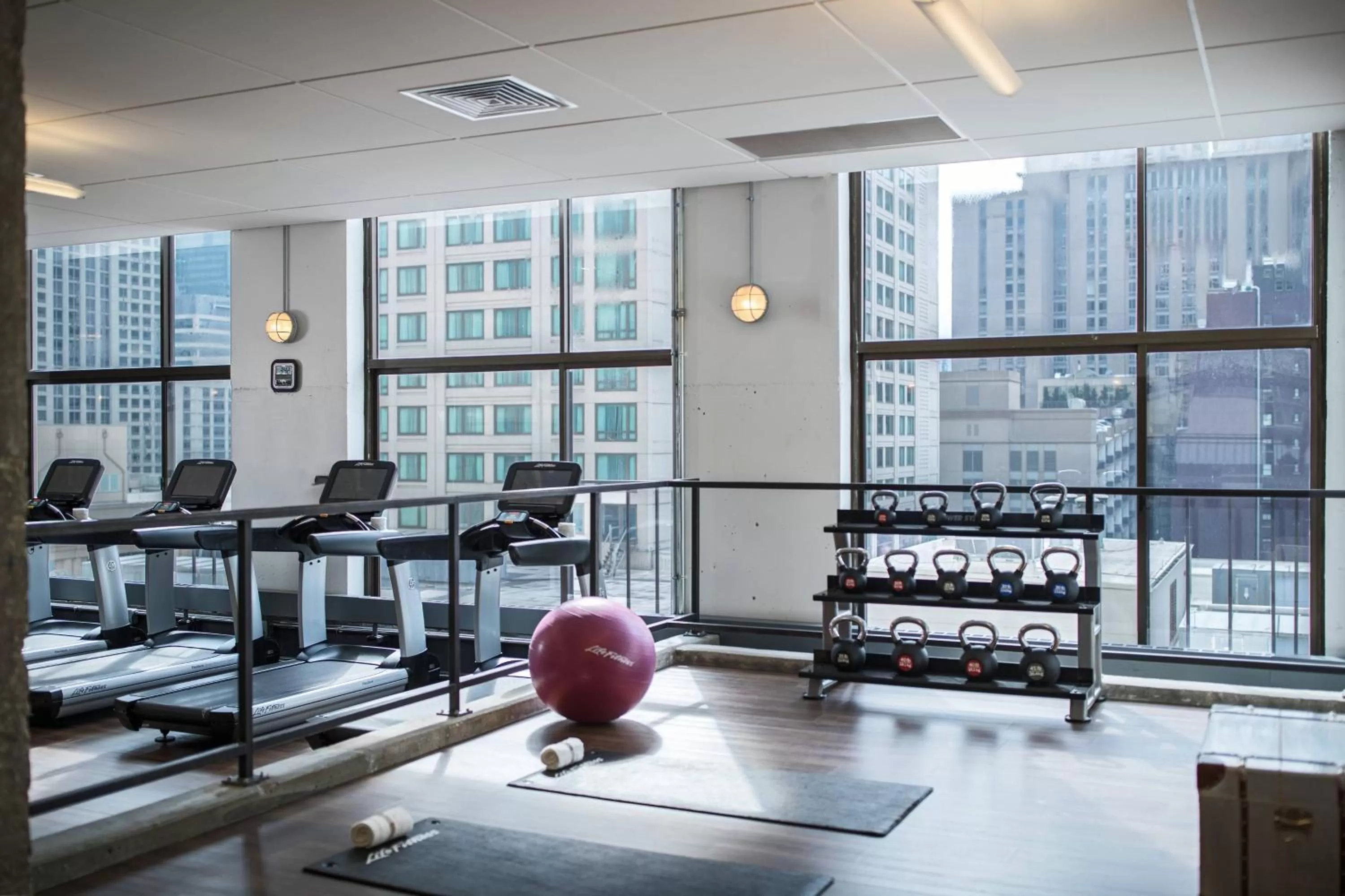 Fitness centre/facilities in Chicago Marriott Downtown Magnificent Mile