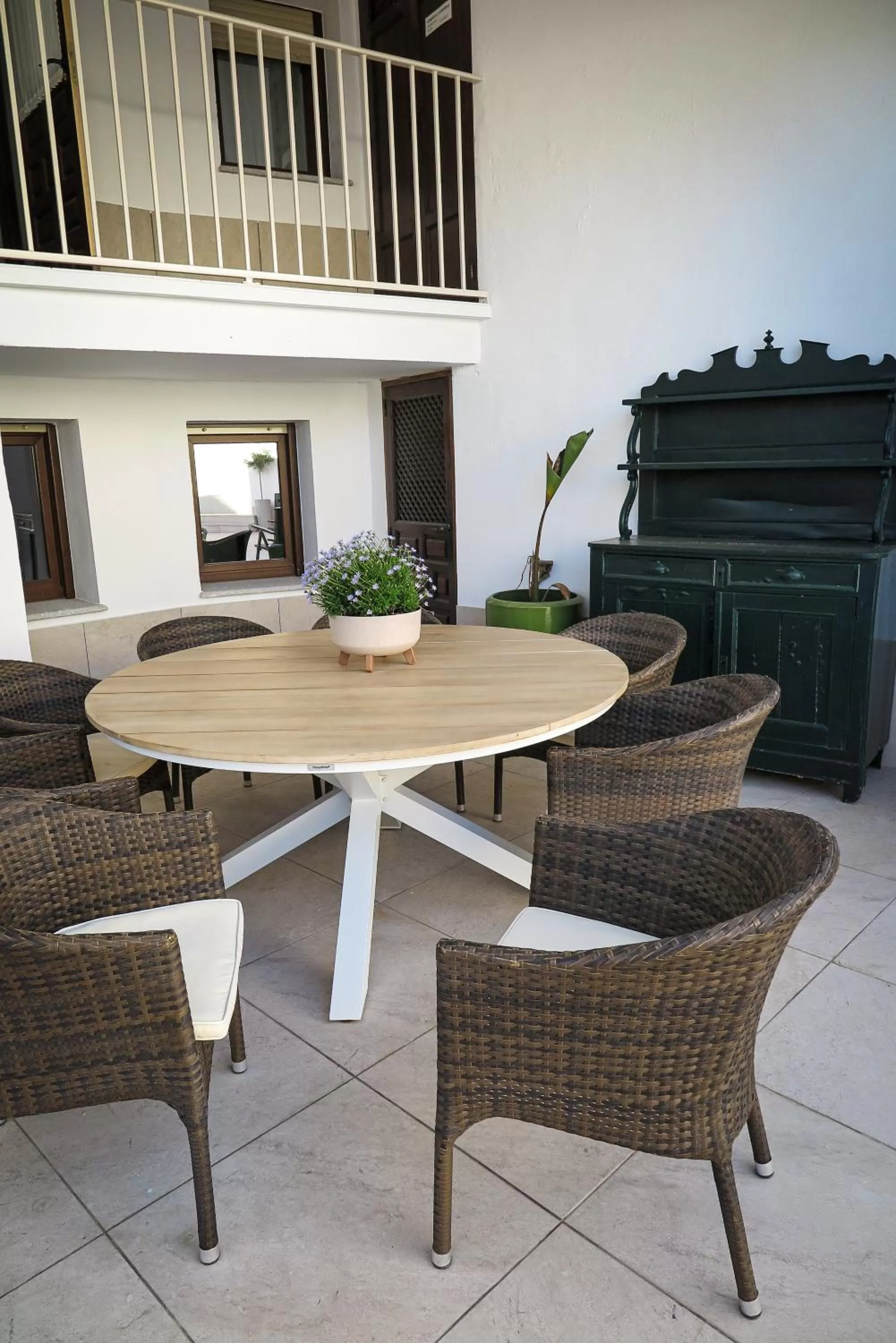Patio, Balcony/Terrace in Tomé, casa de huéspedes