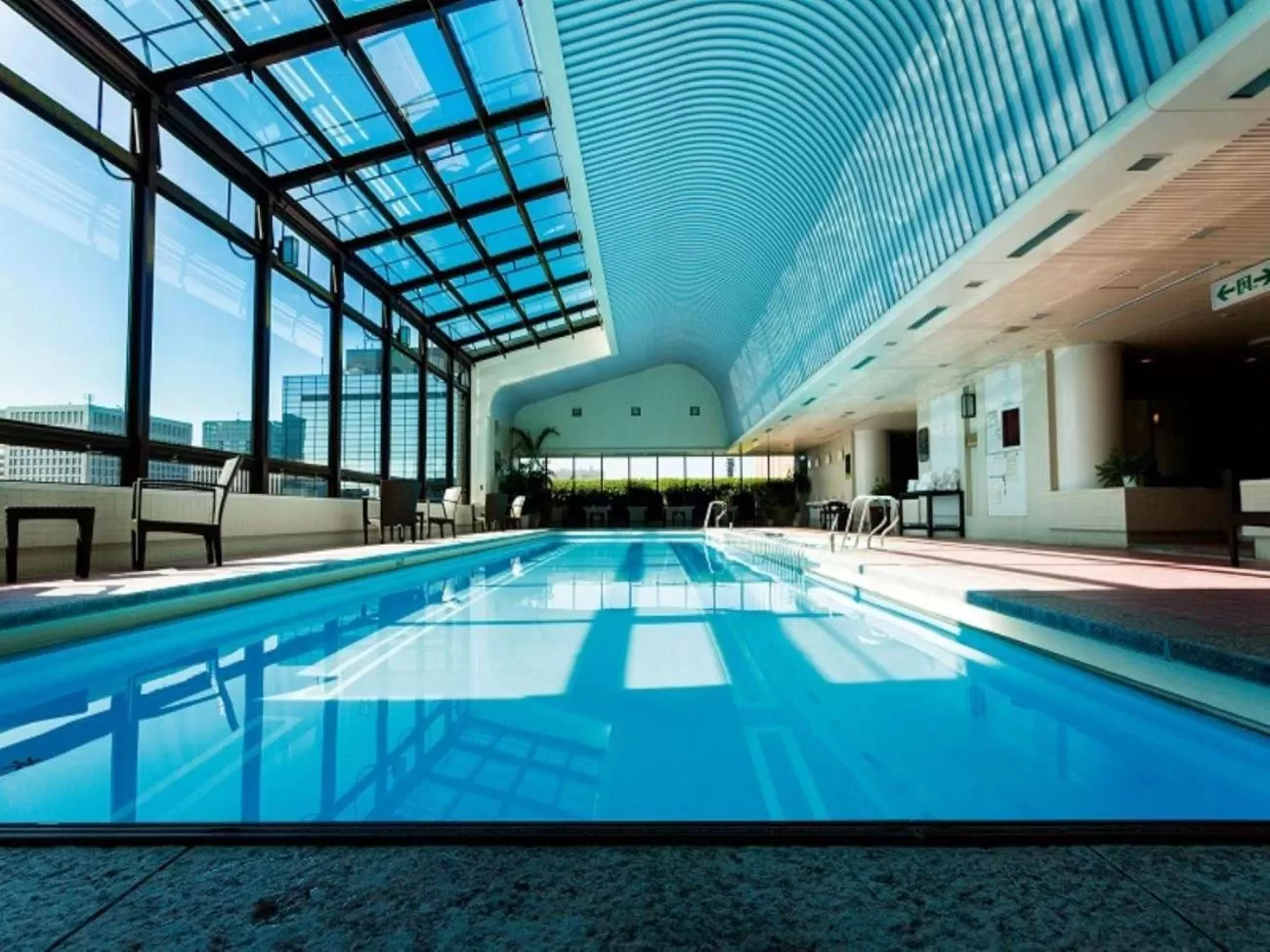 Swimming pool in Imperial Hotel Tokyo