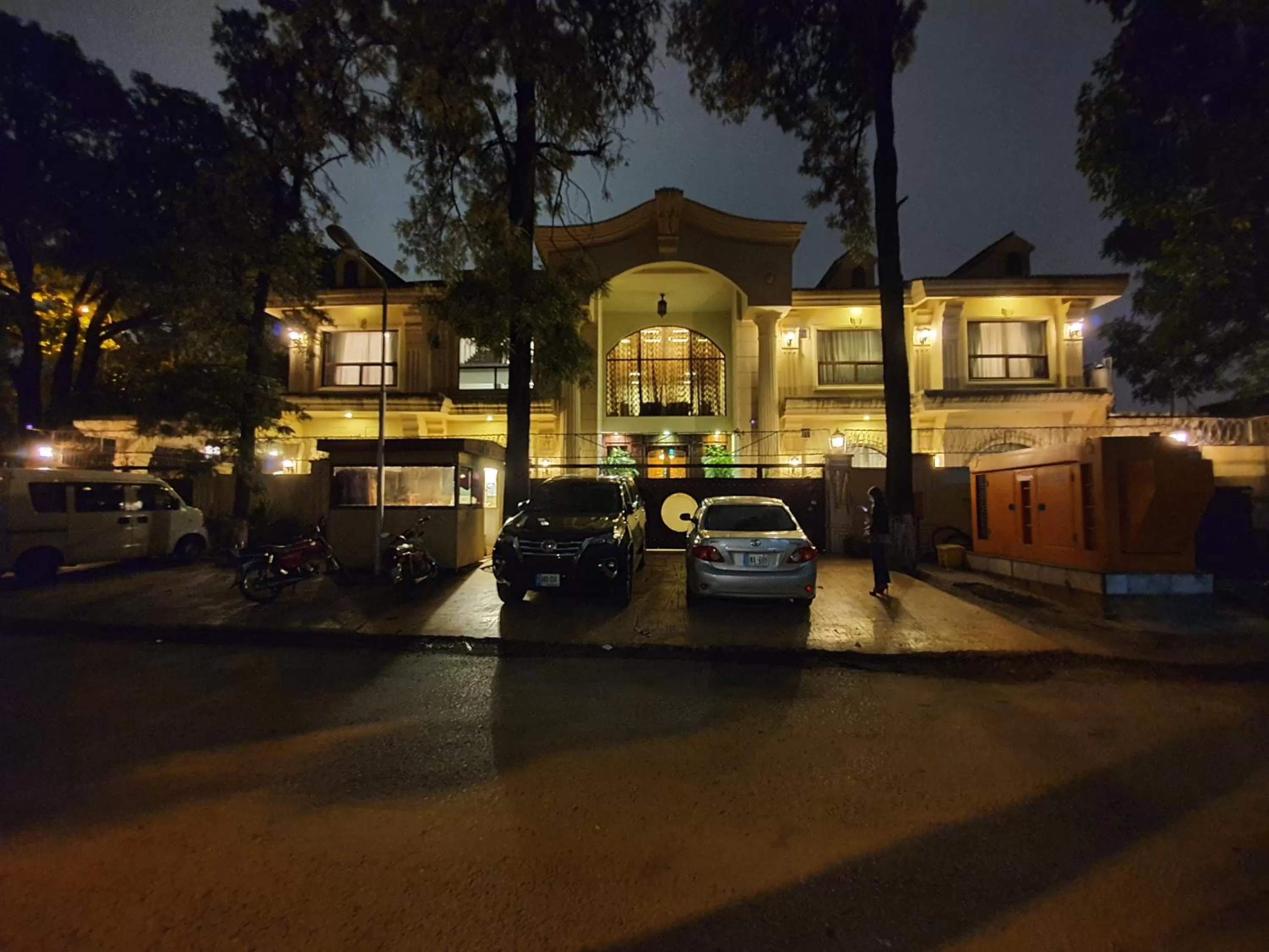 Facade/entrance in S Chalet Islamabad