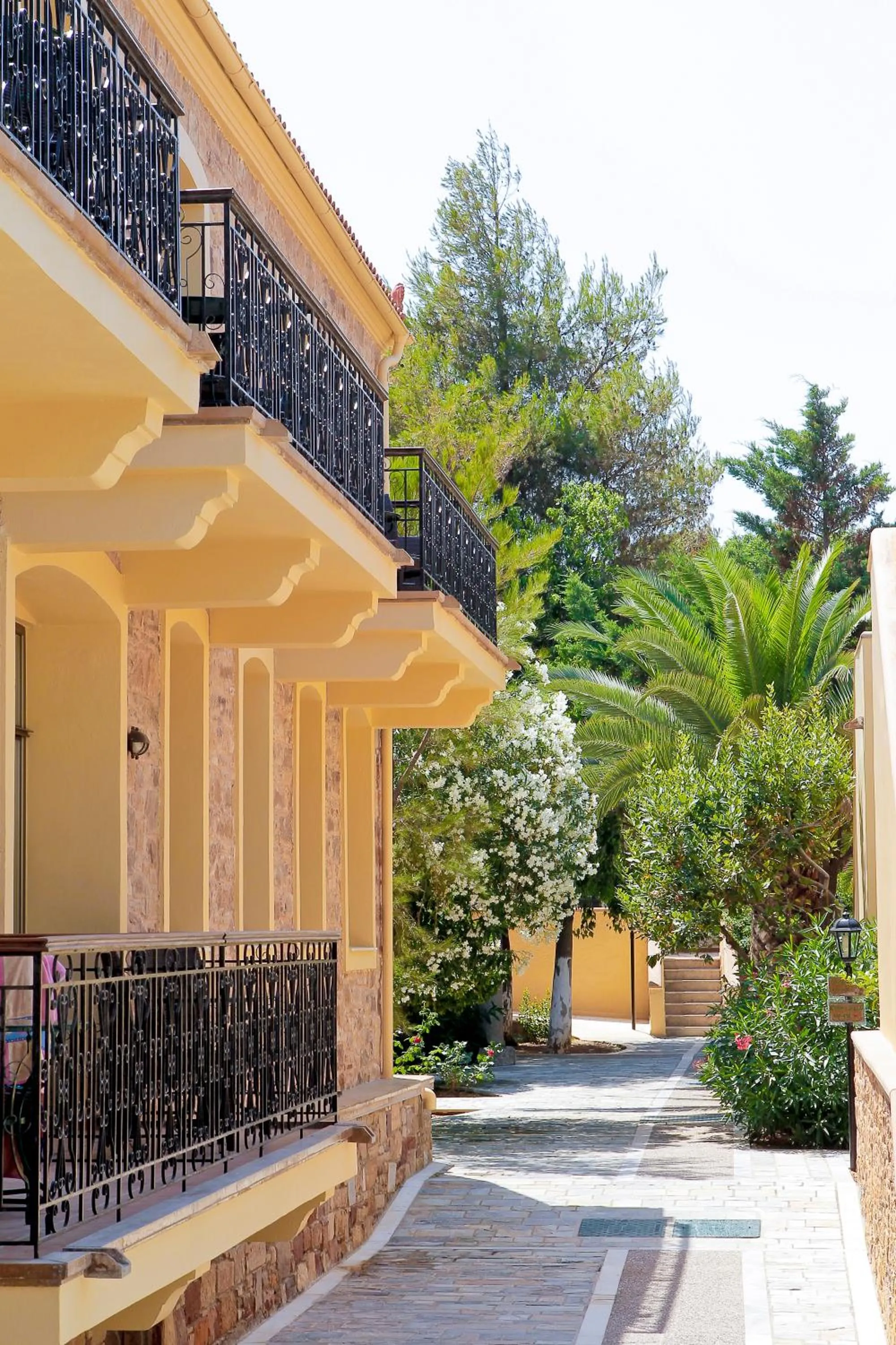 Facade/entrance in Grecian Castle Chios