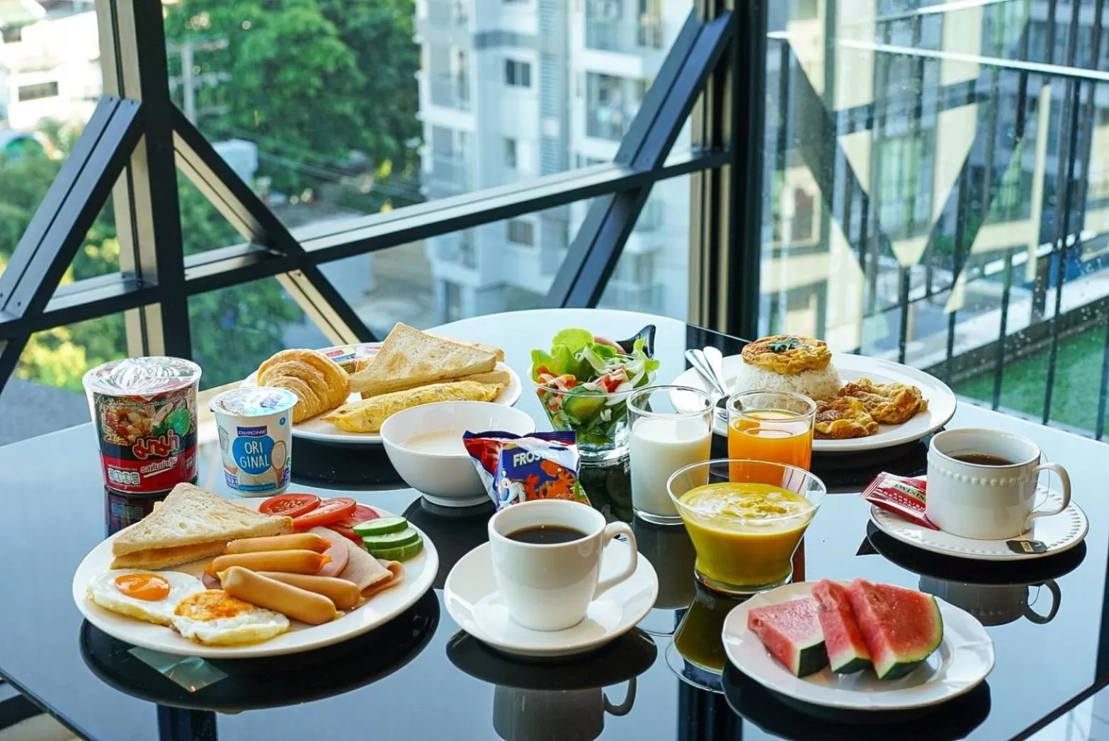 Breakfast in S3 Siam Bangkok Hotel