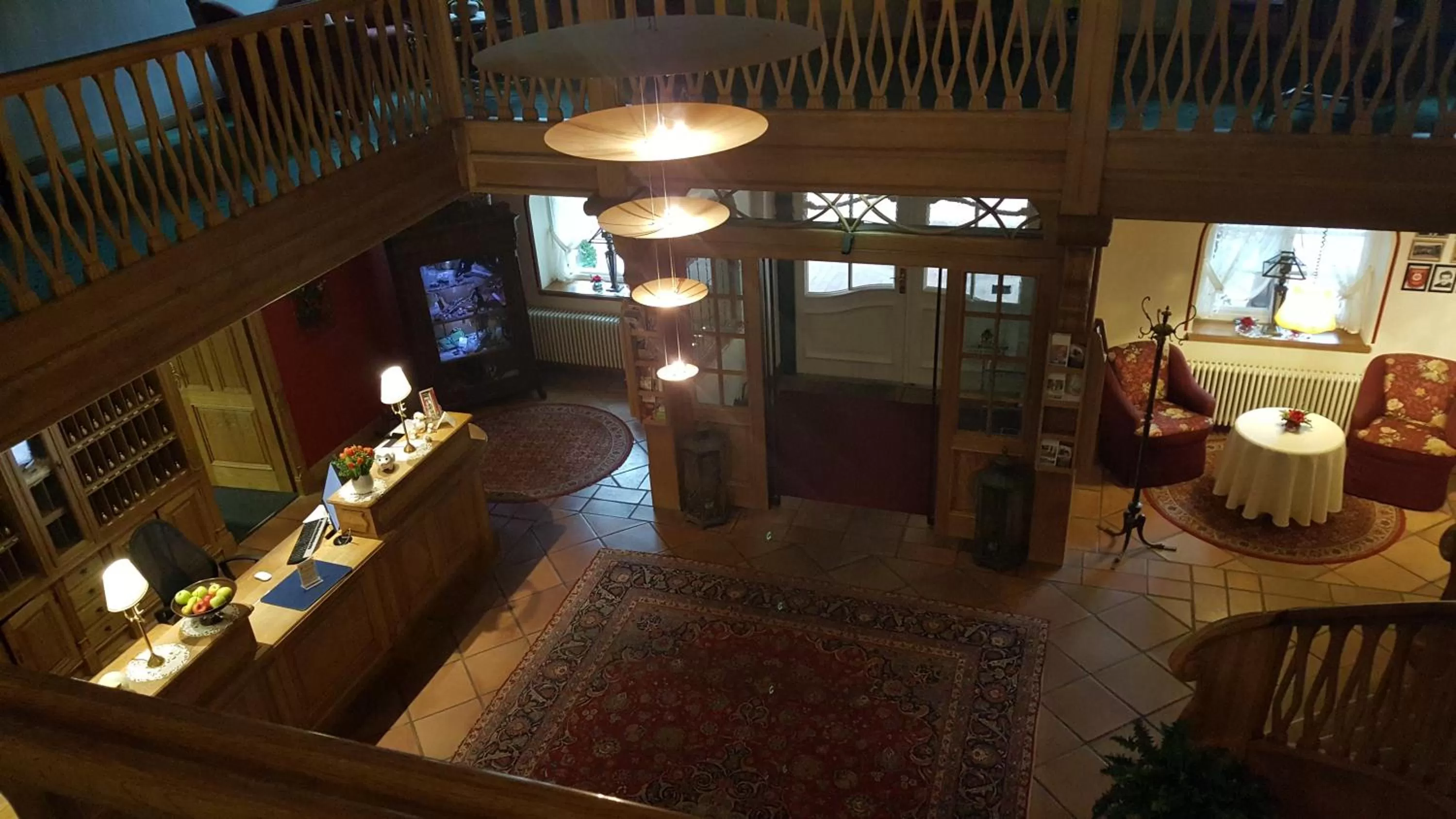 Lobby or reception in Hotel Aselager Mühle