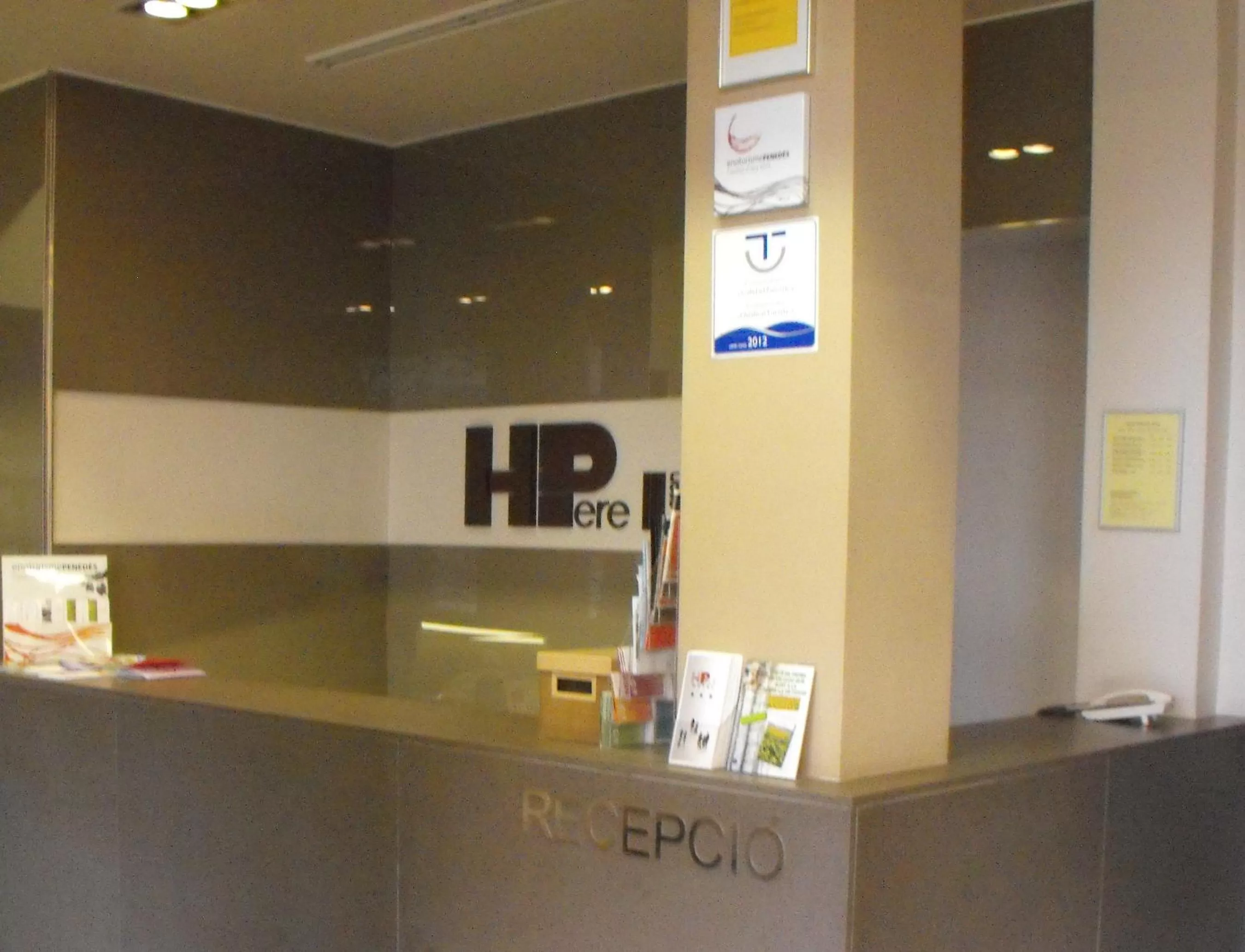 Lobby or reception in Hotel Pere III El Gran