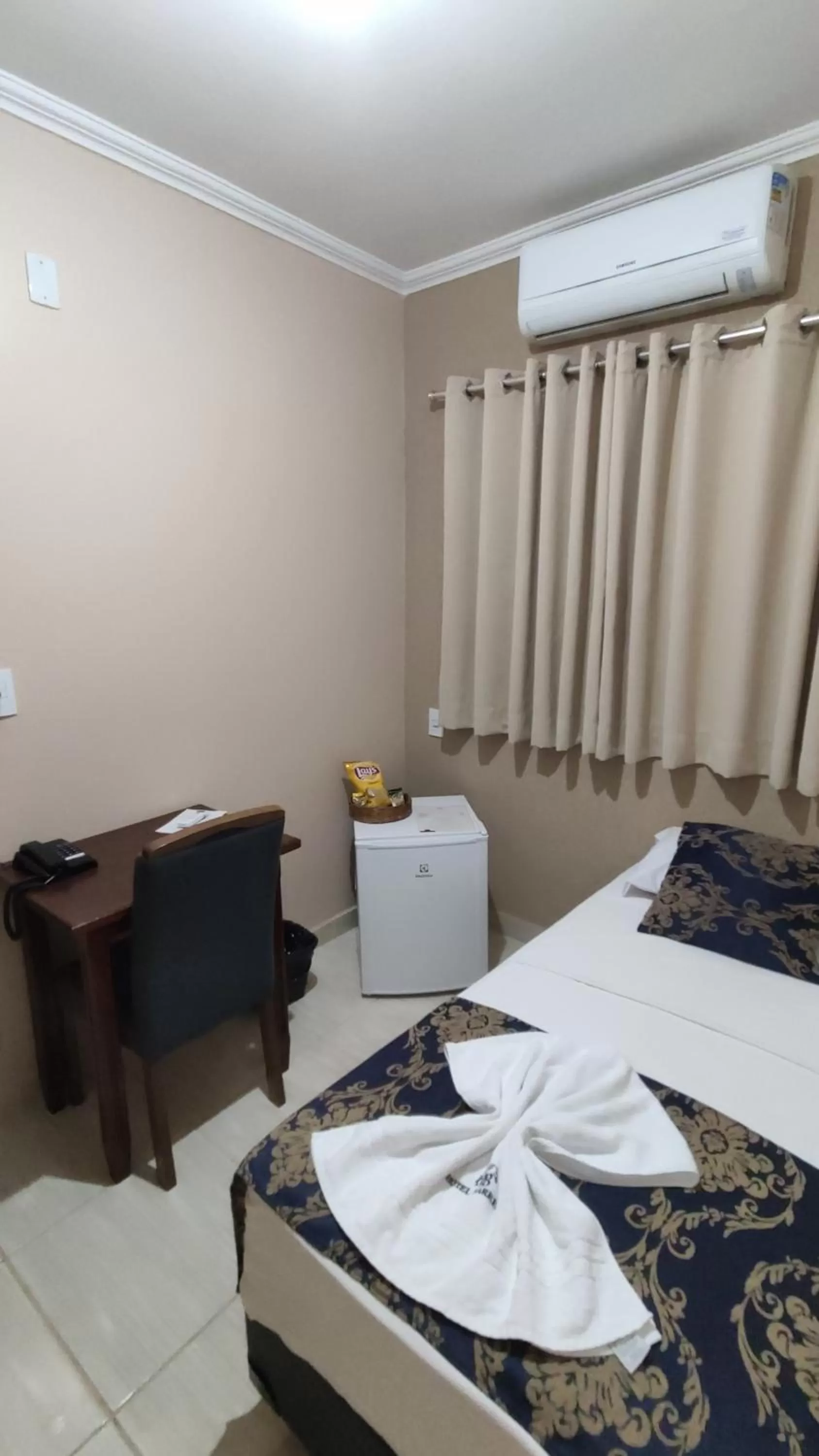 Bed in Hotel Barretos