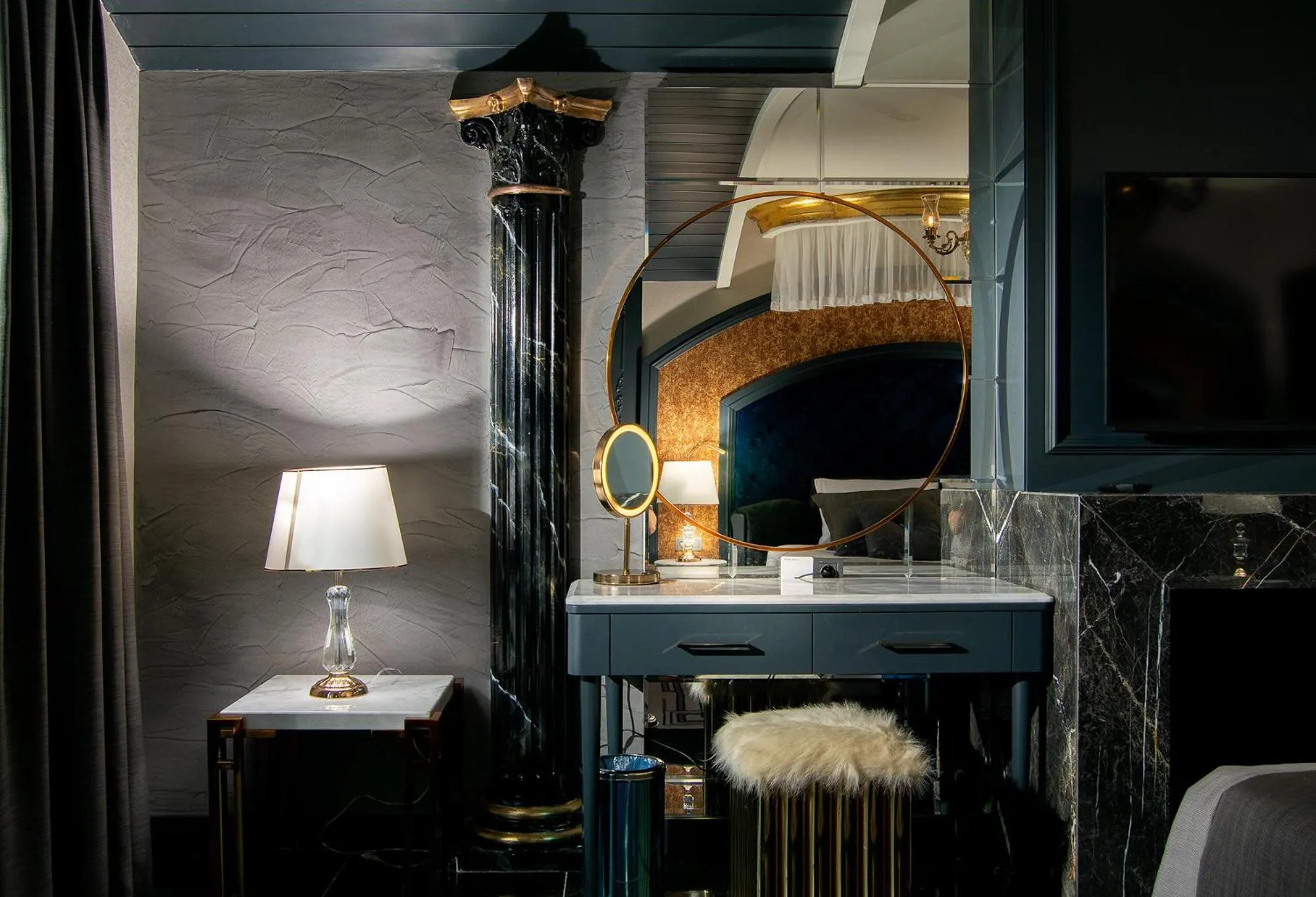 Bed in TNR Otel & Spa