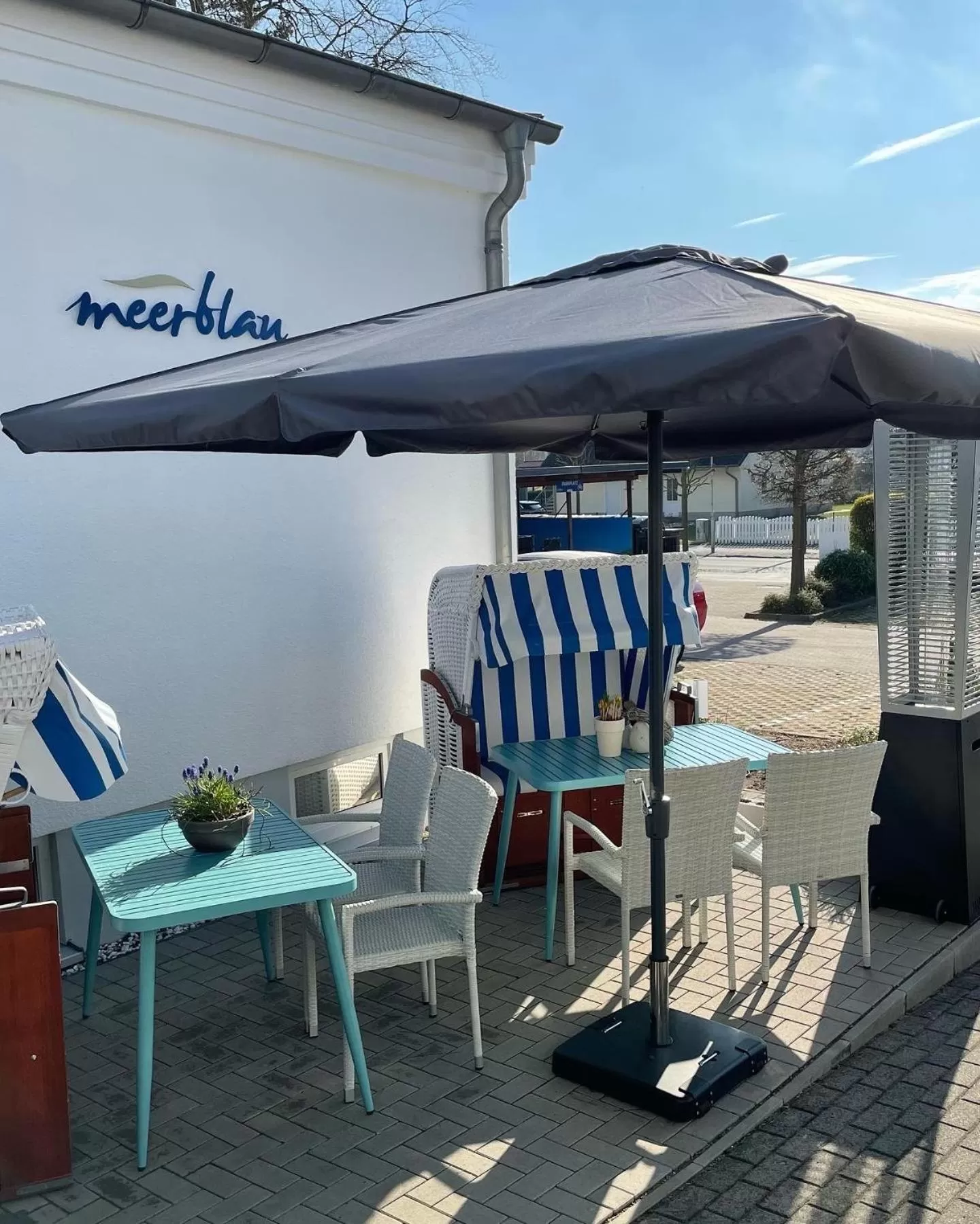 Patio in Hotel meerblau