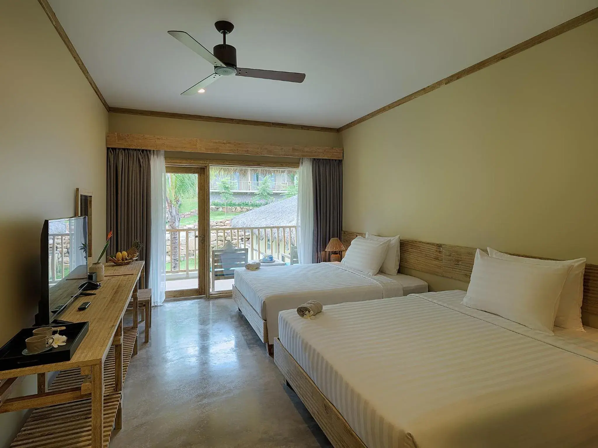 Deluxe Family Room with Garden View in Lahana Resort Phu Quoc & Spa Deluxe Family Room with Garden View in Lahana Resort Phu Quoc & Spa