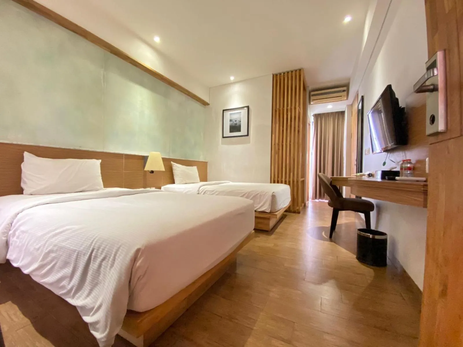 Bed in Liberta Hotel Jimbaran