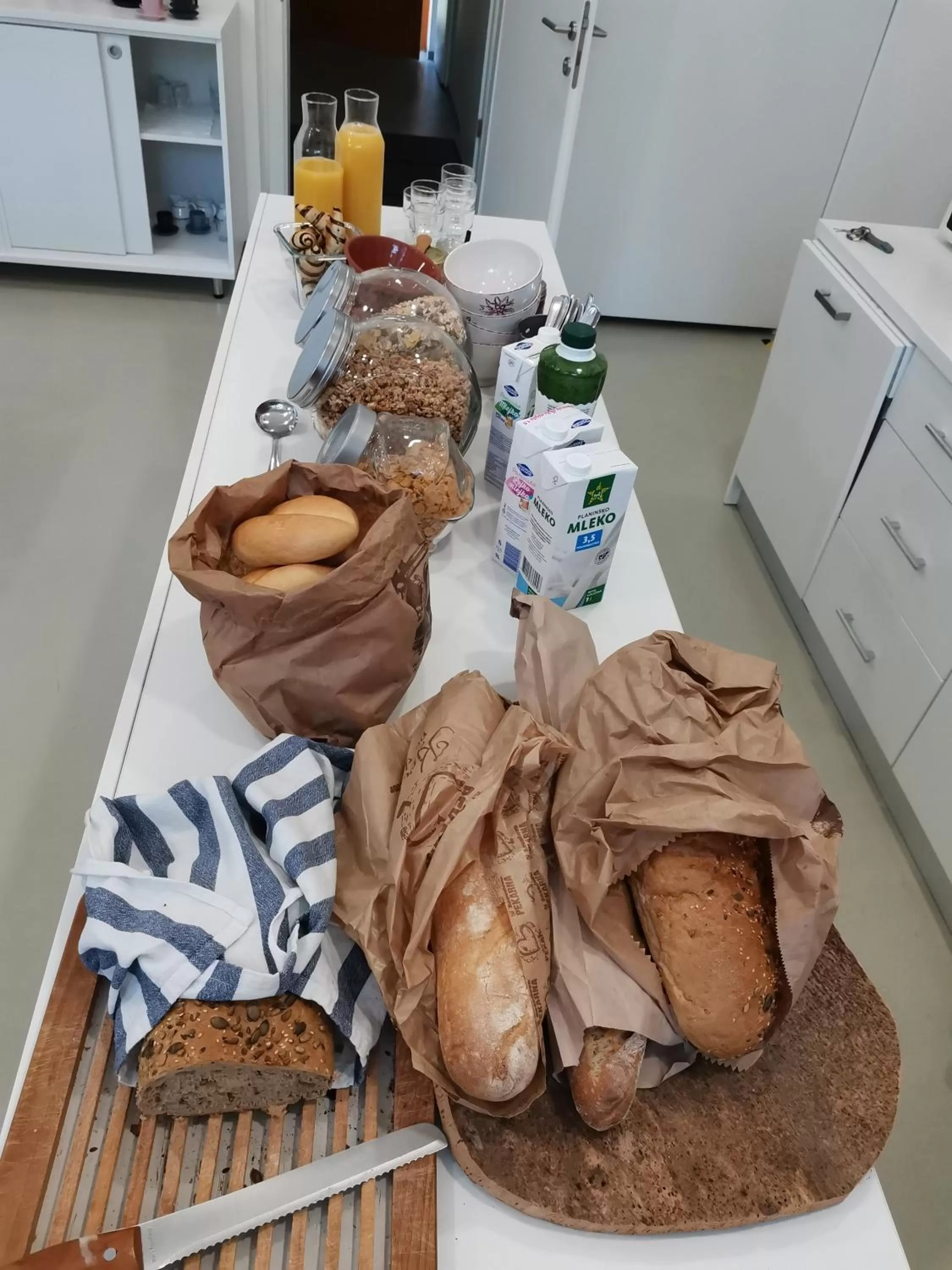 Breakfast in BikeSki family hotel, b&b, apartaments, rooms