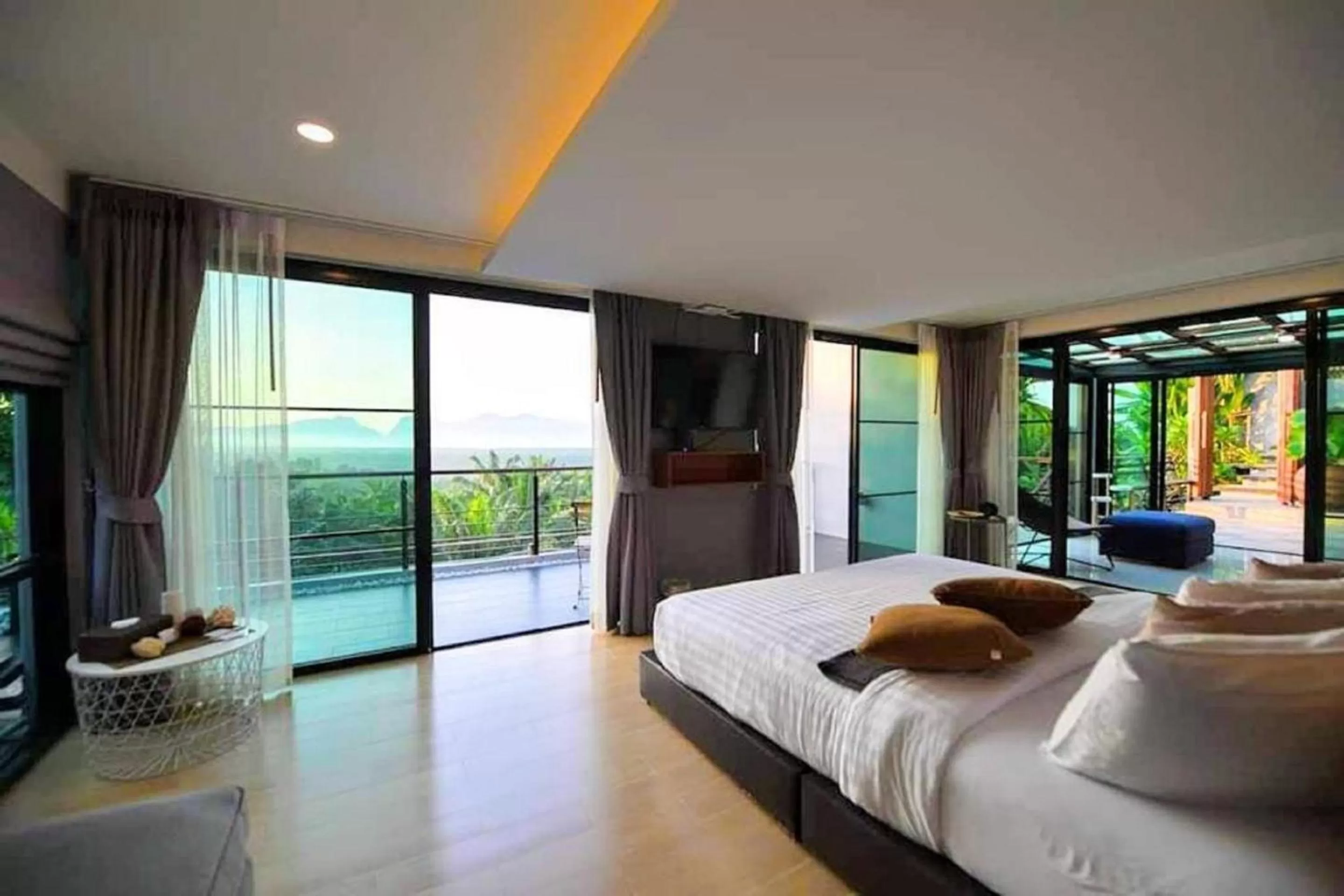 Bed in Ao Luek Panoramic Pool-SHA Plus