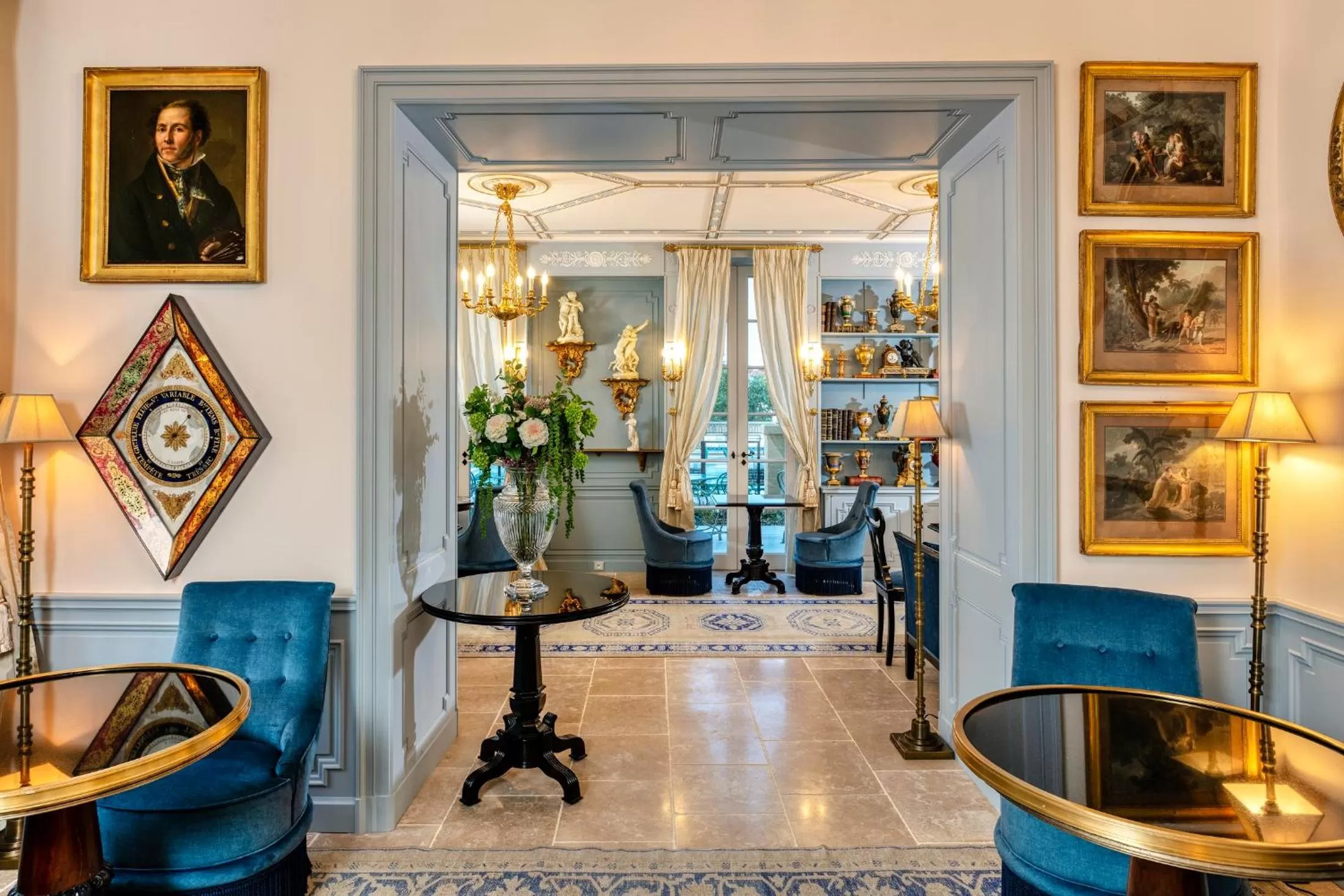 Living room in Villa Saint-Ange