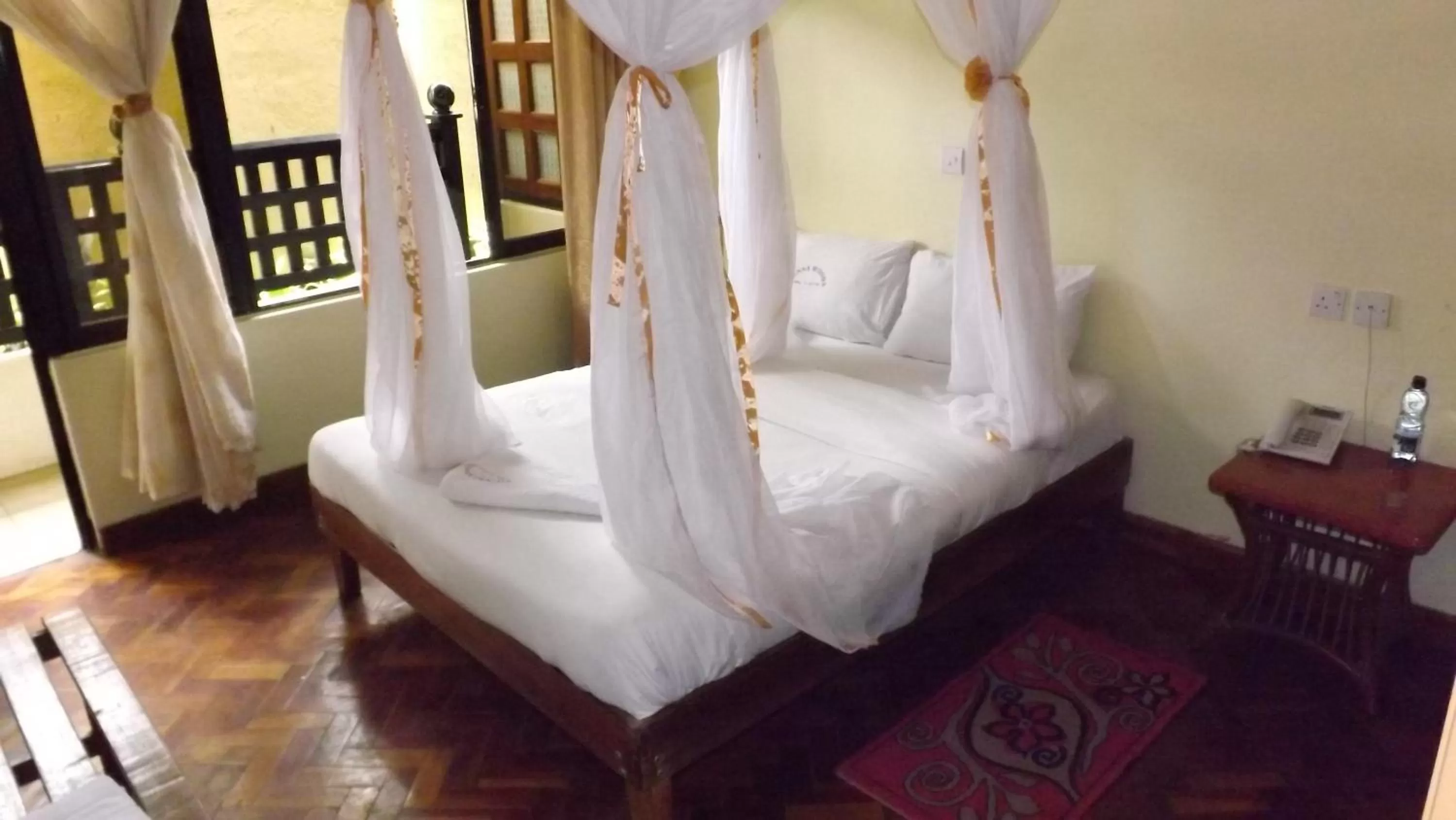 Bed in Vienna Woods Hotel Nakuru