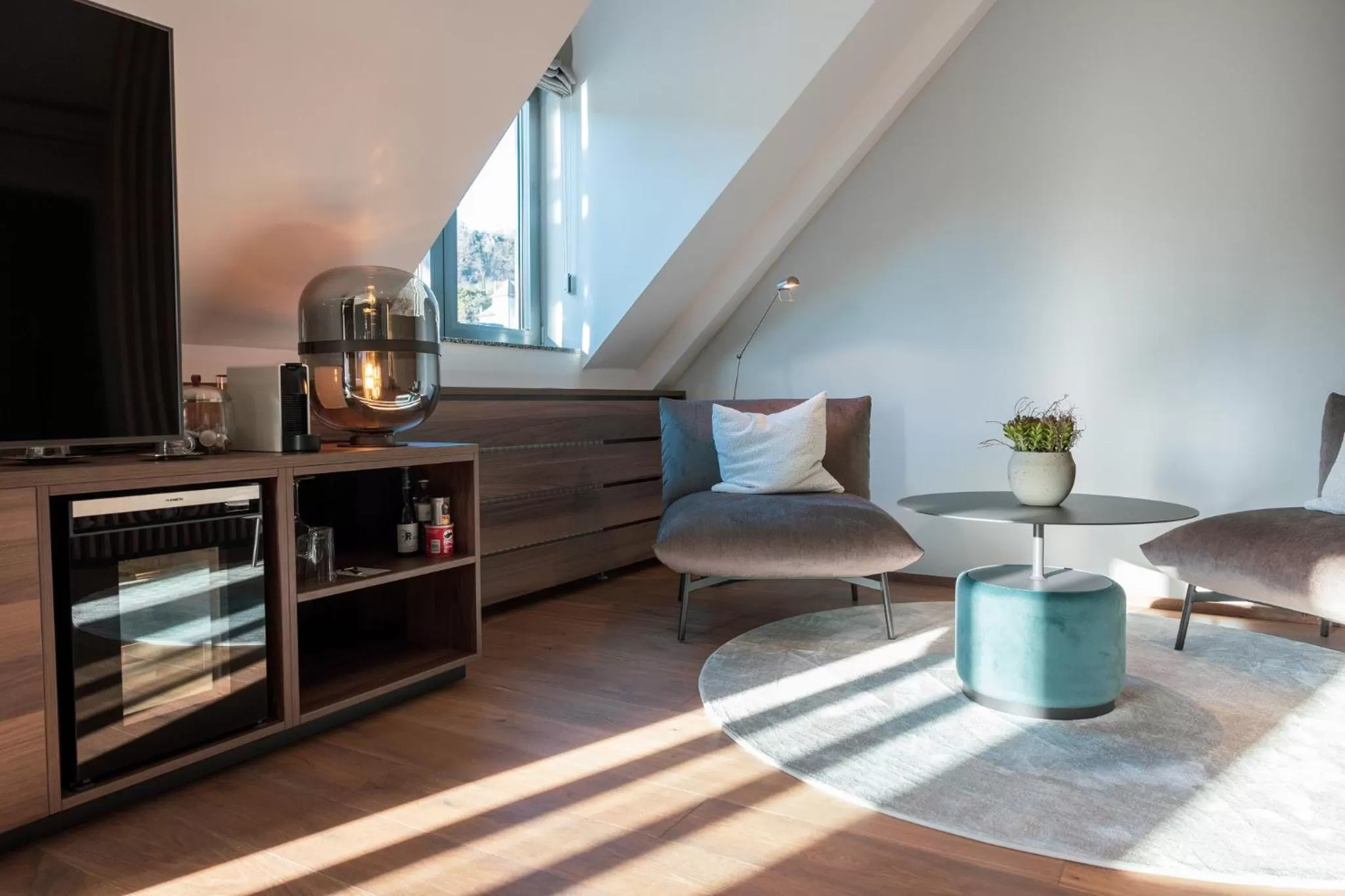 Seating area in Hotel Turmhof