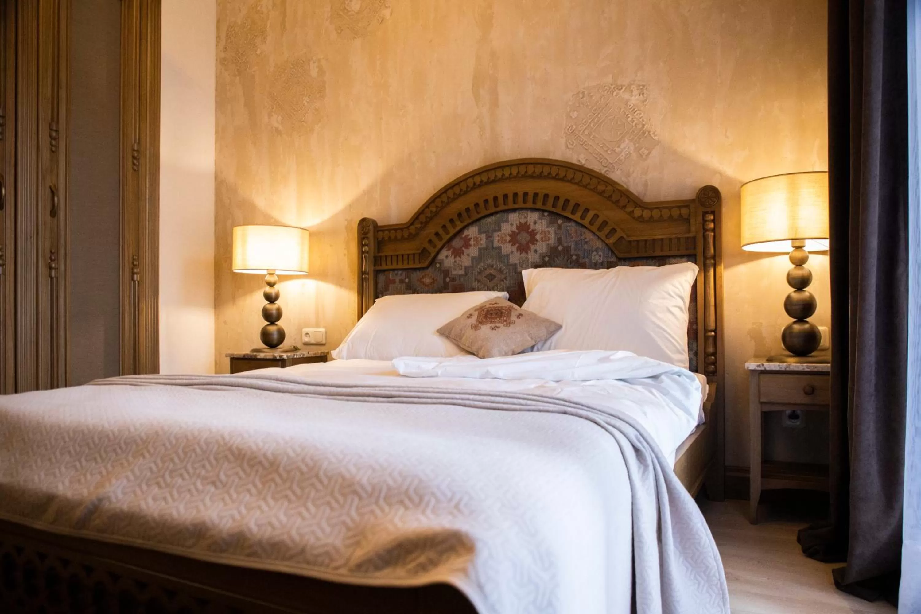 Bed in Boutique ETHNO HOTEL