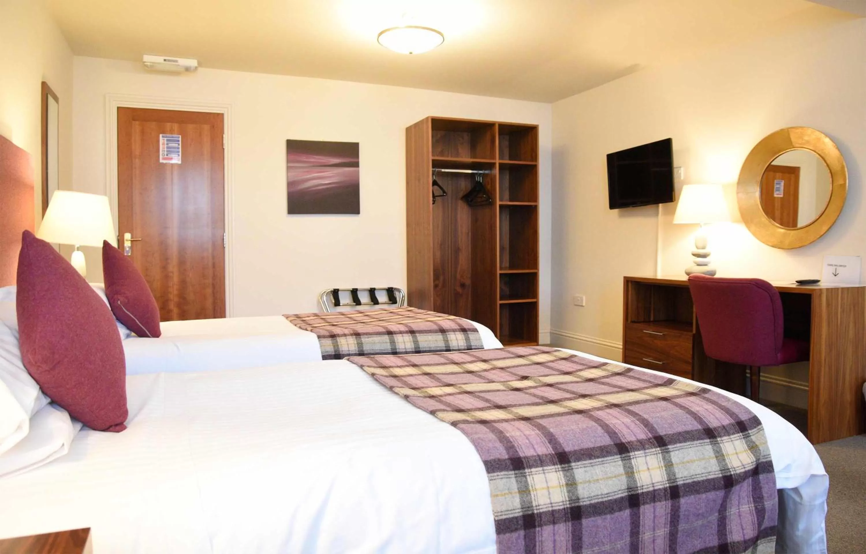 Bed in The Royal Hotel