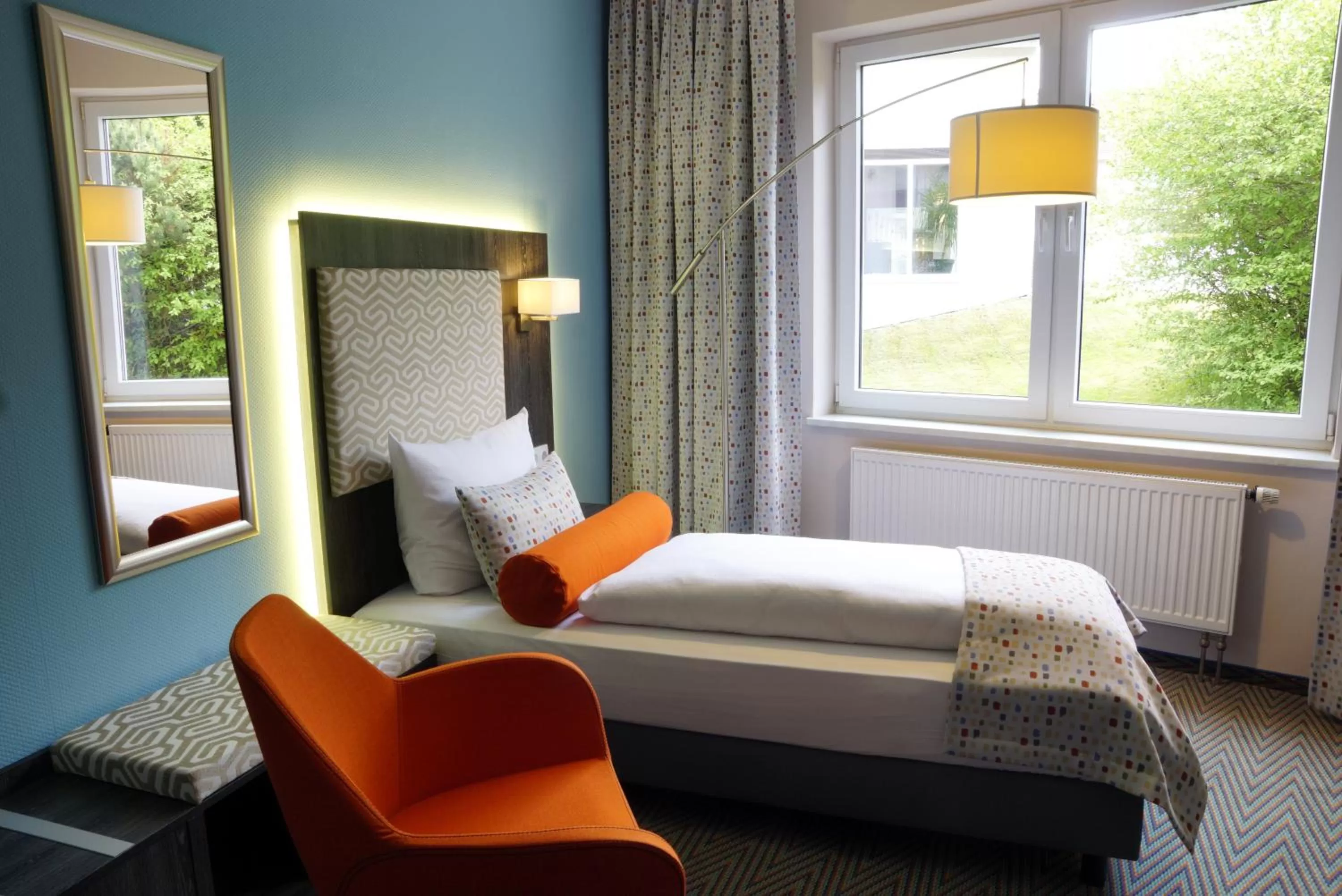 Photo of the whole room, Bed in Trans World Hotel Auefeld