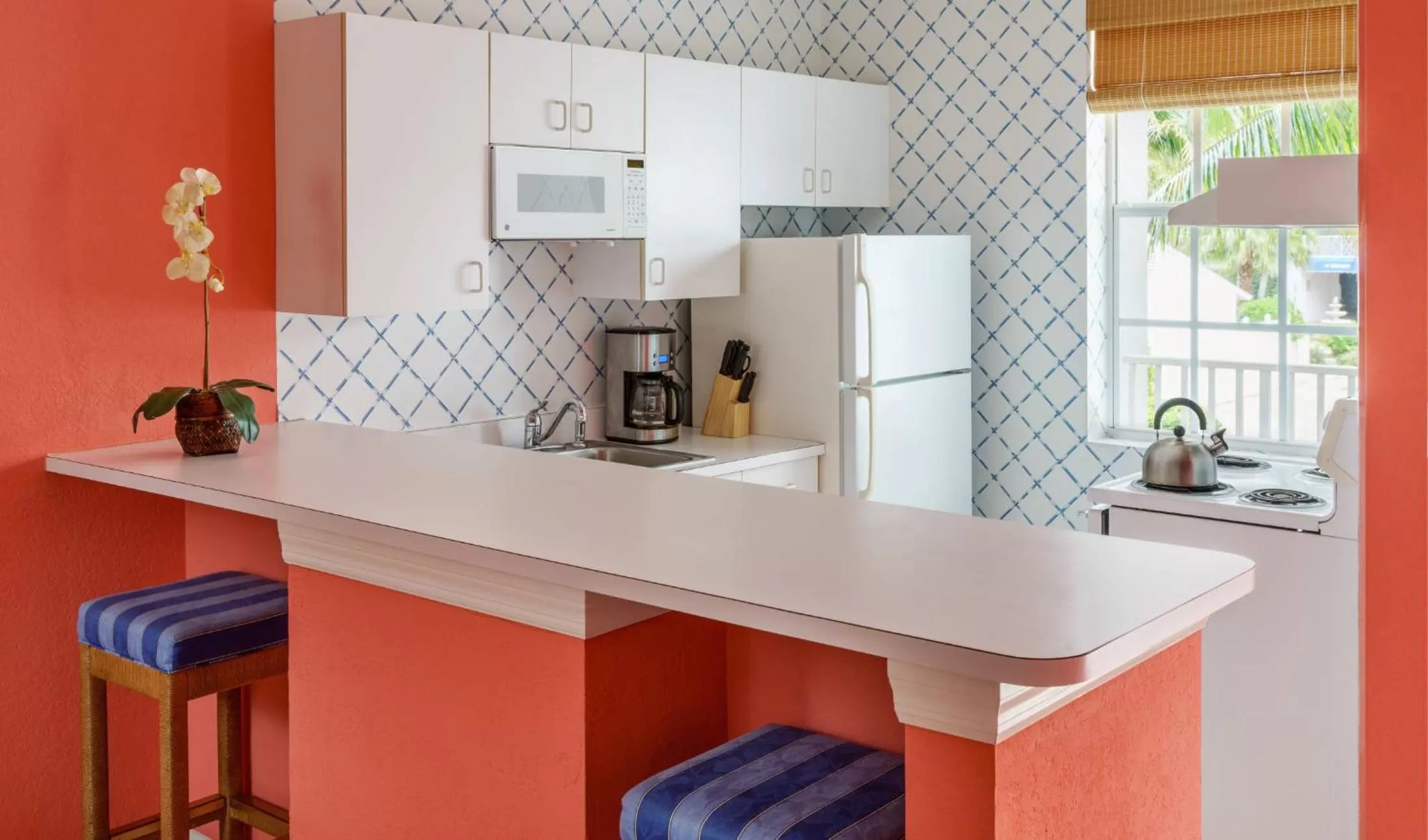 Kitchen or kitchenette in Olde Marco Island Inn and Suites