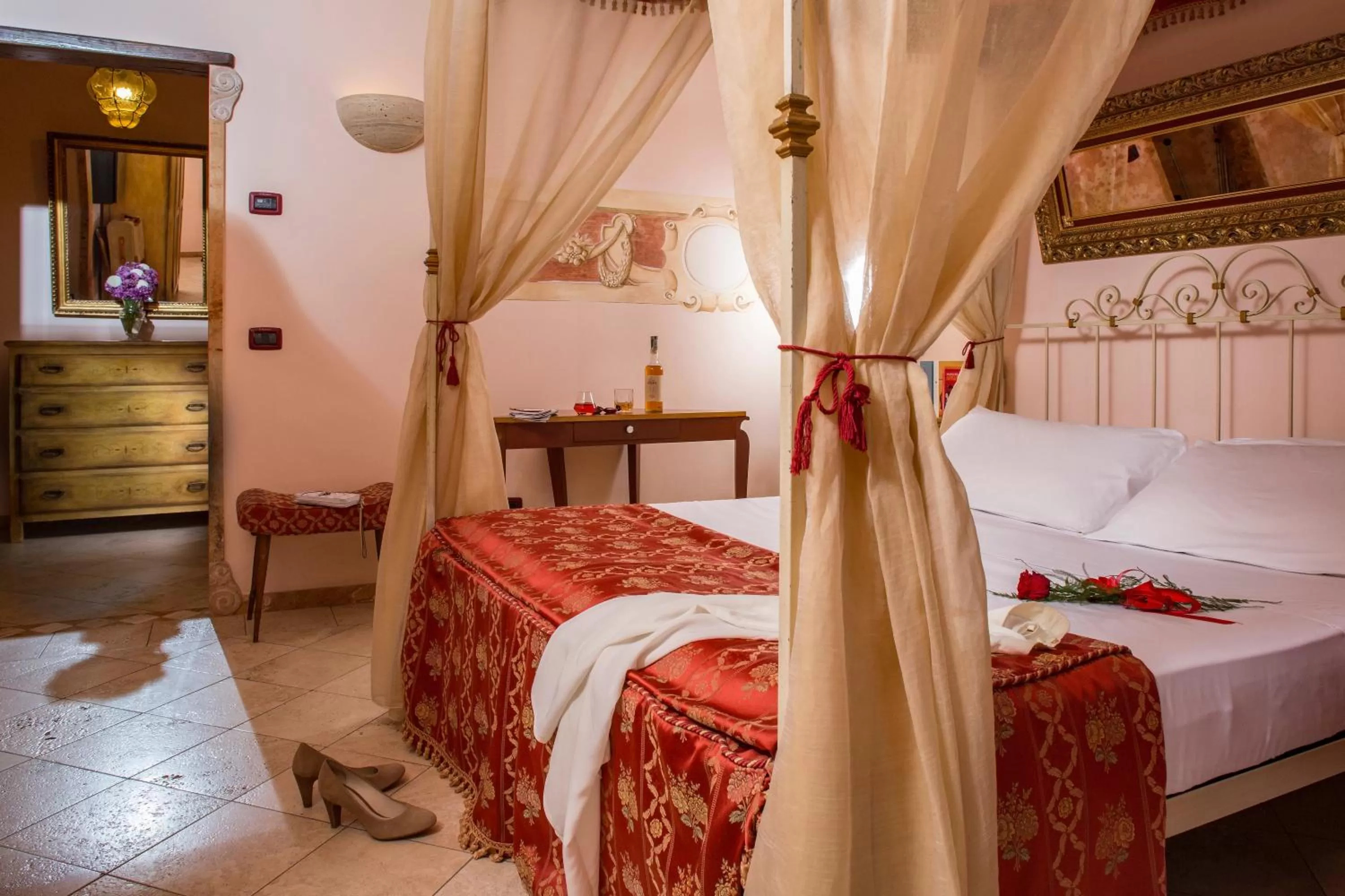 Bed in UNICA Assisi agri-charming house