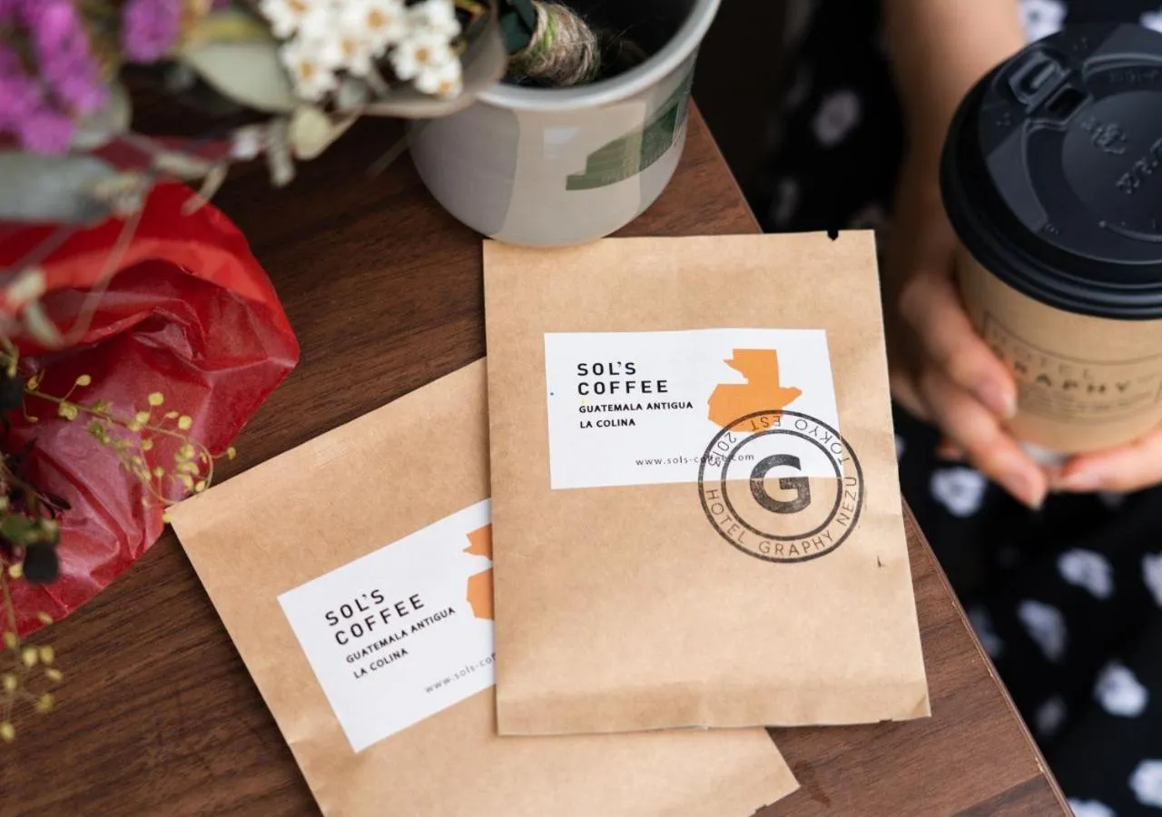 Food and drinks in Hotel Graphy Nezu