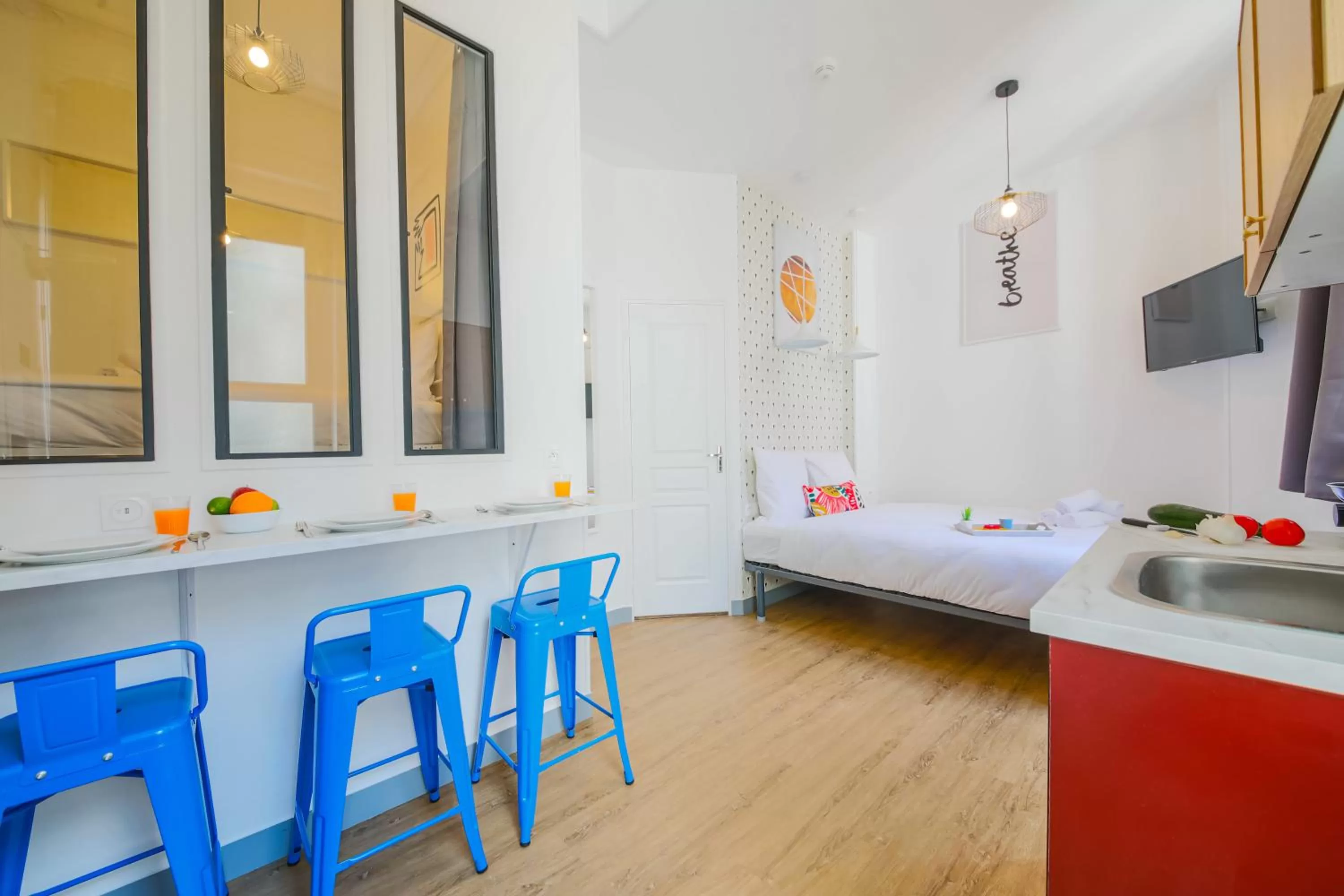 Photo of the whole room, Bed in WS Haussmann - La Fayette