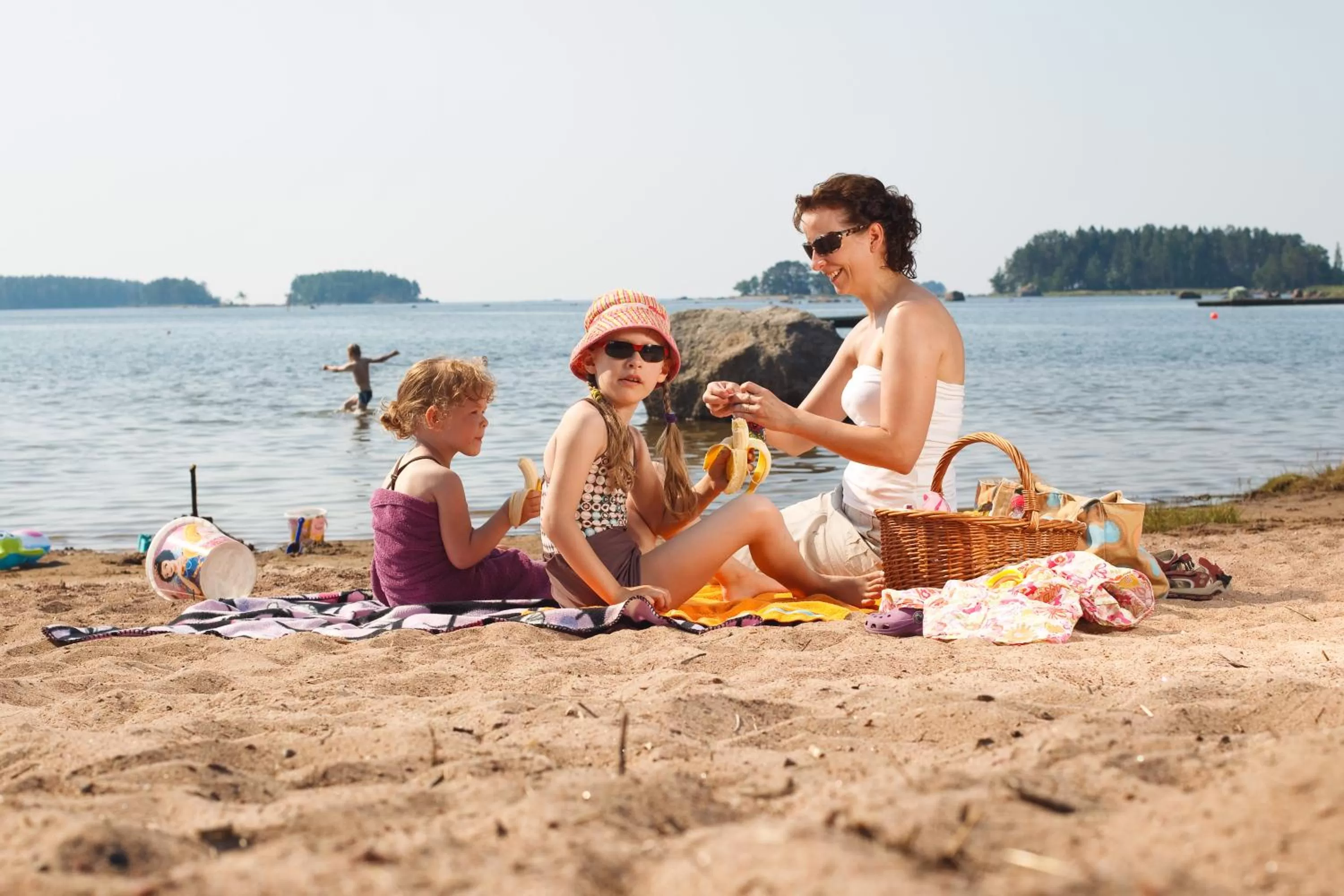 Beach in Santalahti Resort Cottages & Villas