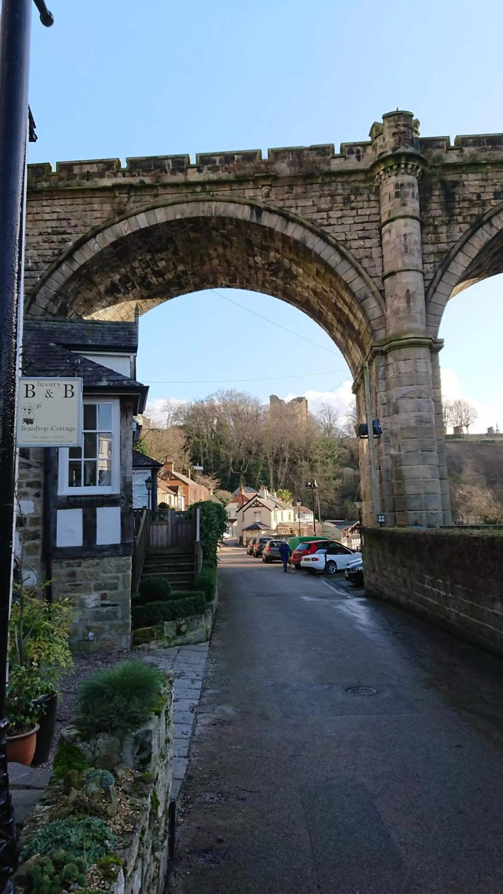 Facade/entrance in Teardrop Cottage