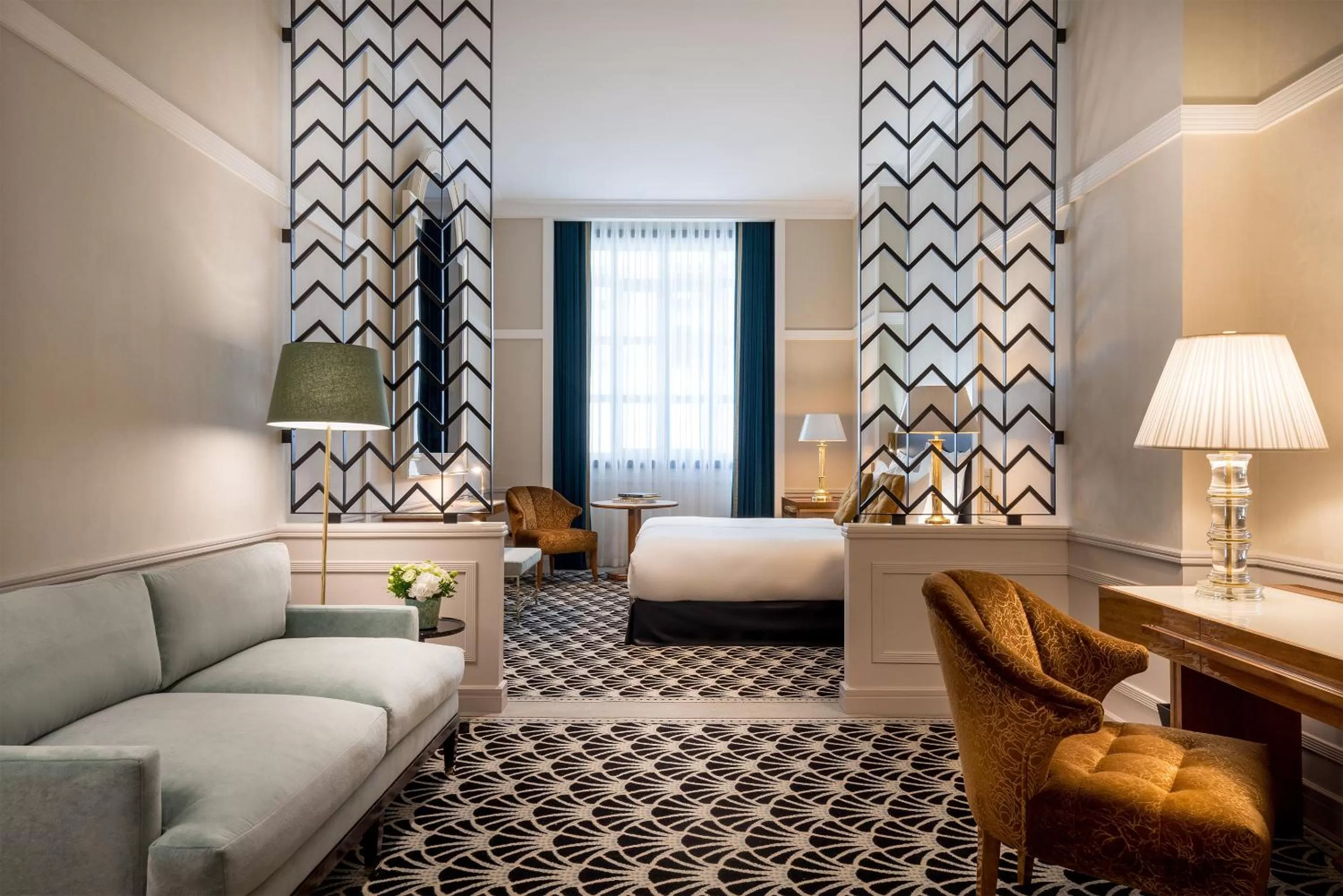 Living room, Bed in The One Monumental Palace