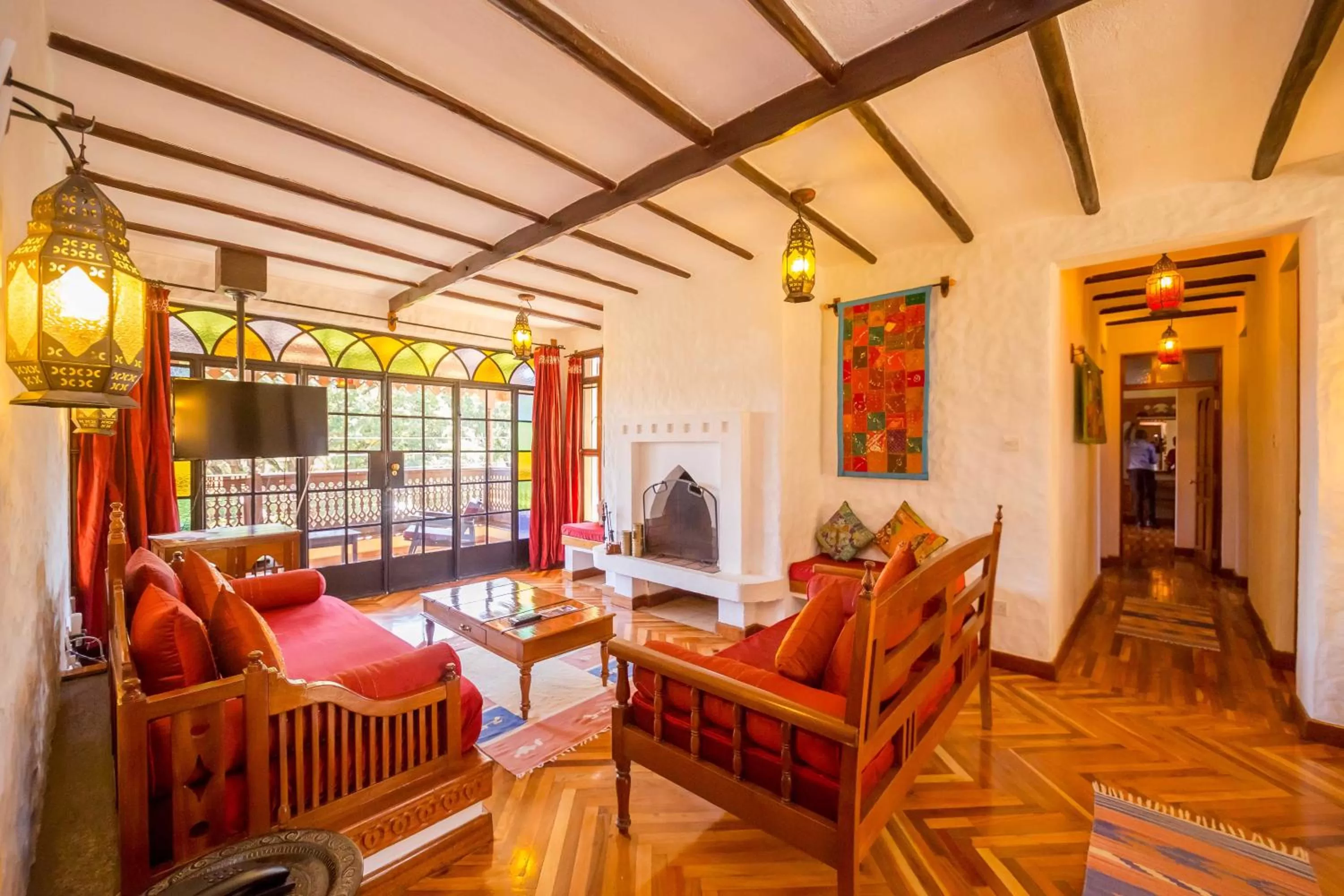 Living room in The King Post