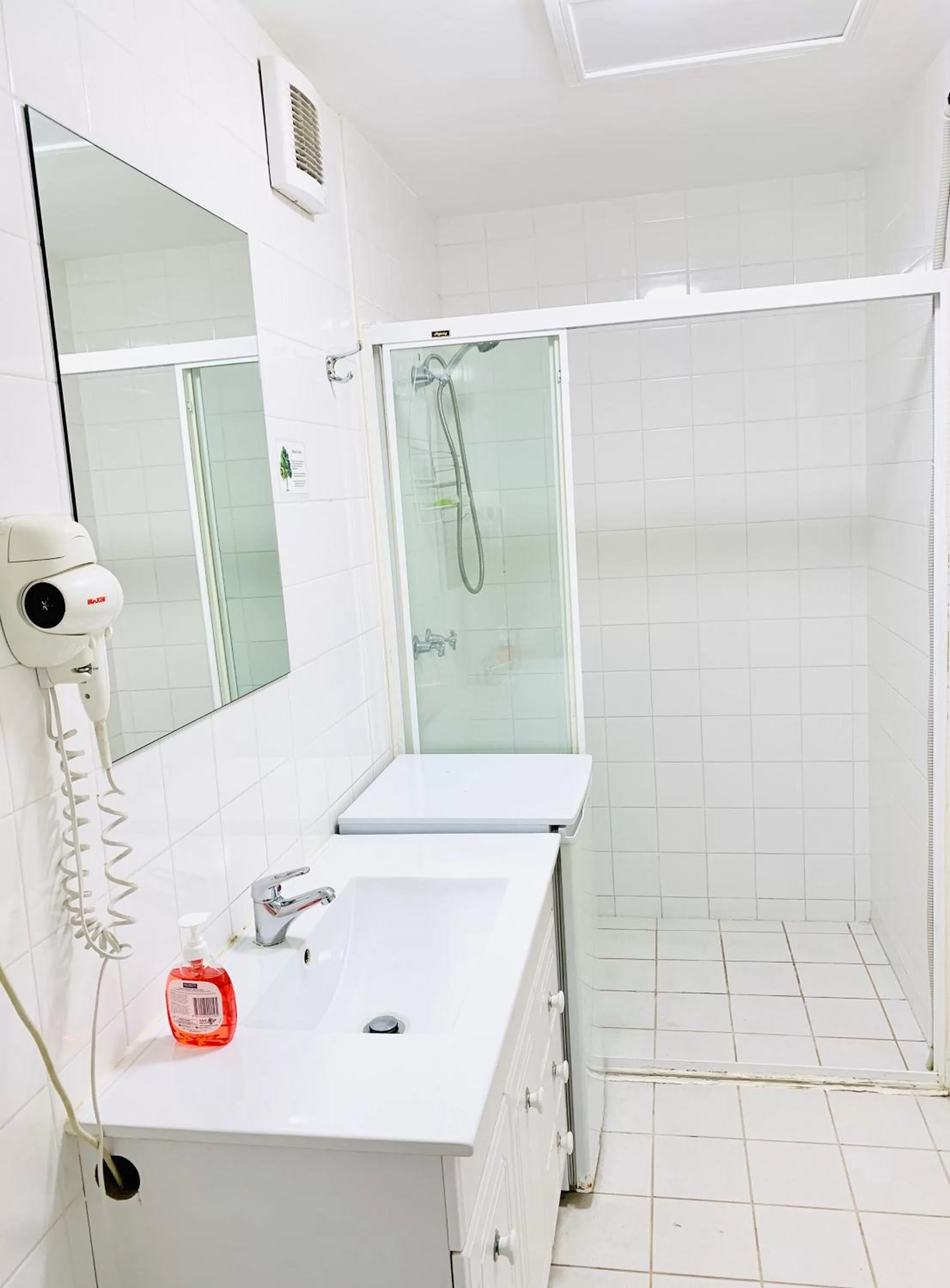 Bathroom in City East Motel