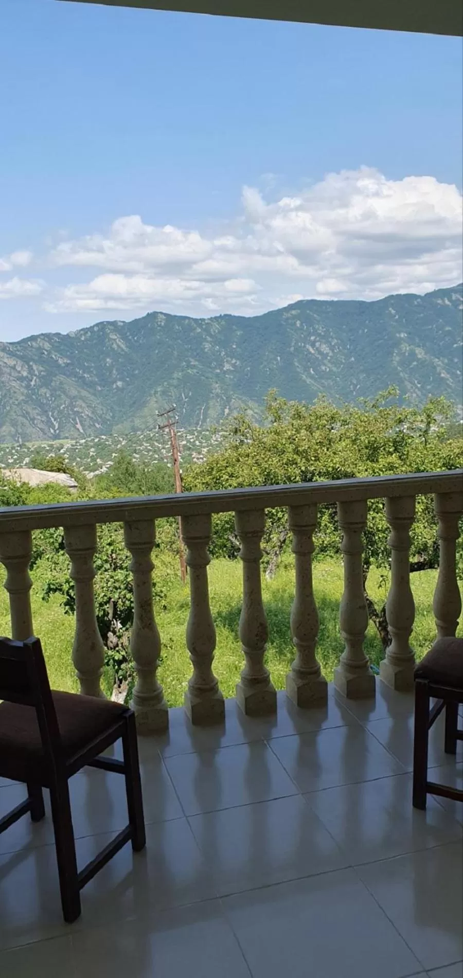 Natural landscape, Mountain View in Odzun Hotel