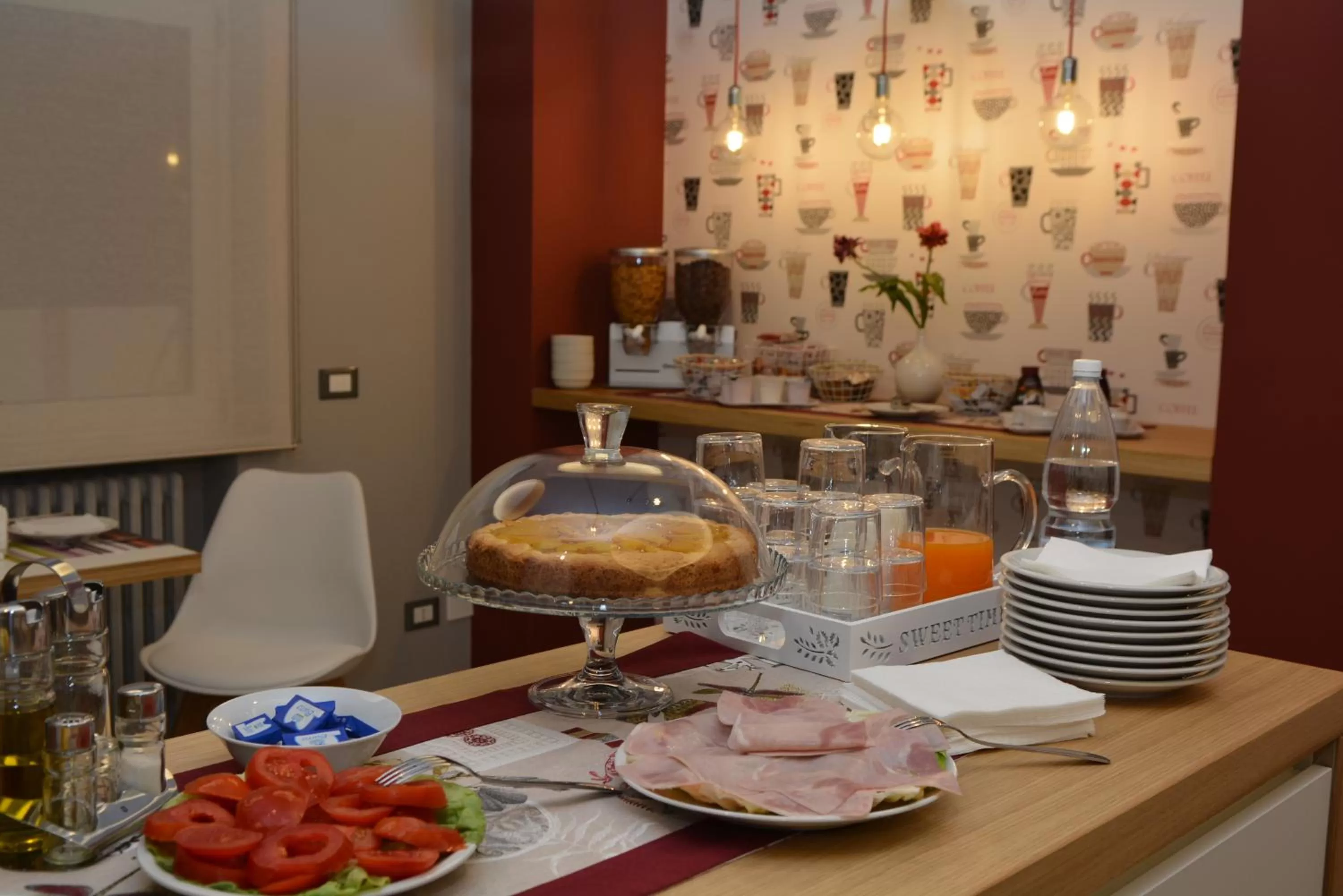 Food and drinks in Un B&B al Belvedere