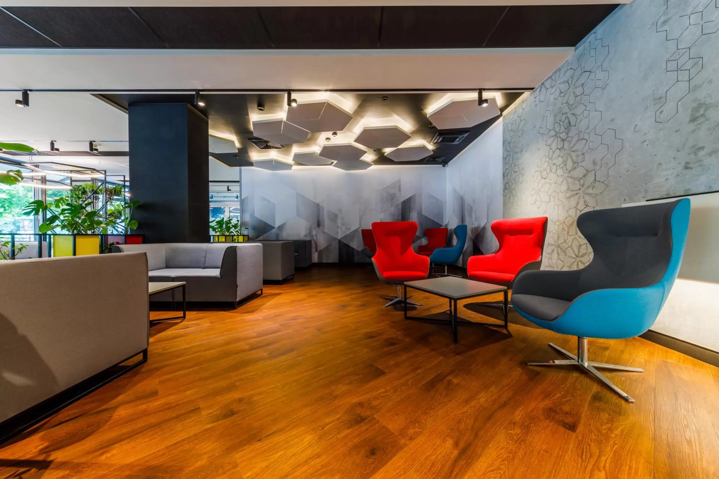 Lobby or reception in Hotel Wyspiański