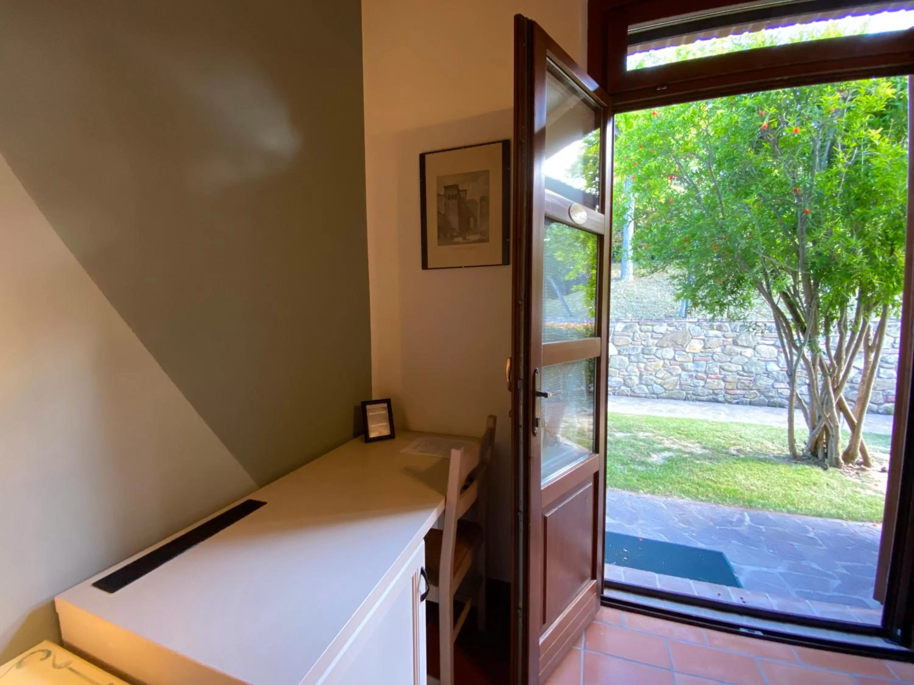 Garden view, Bed in Agriturismo Tenuta Badia