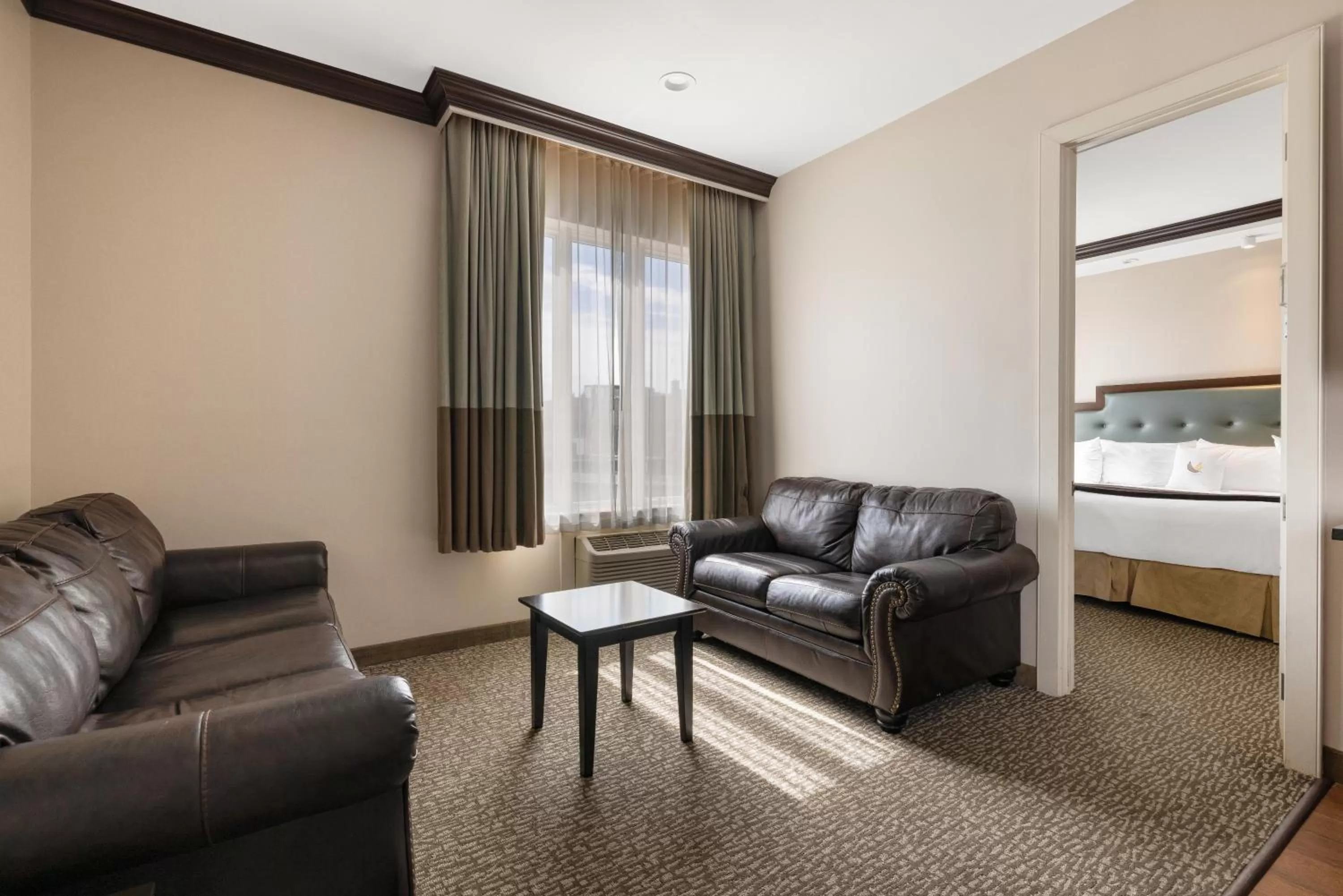 Living room in Aura Hotel Brooklyn