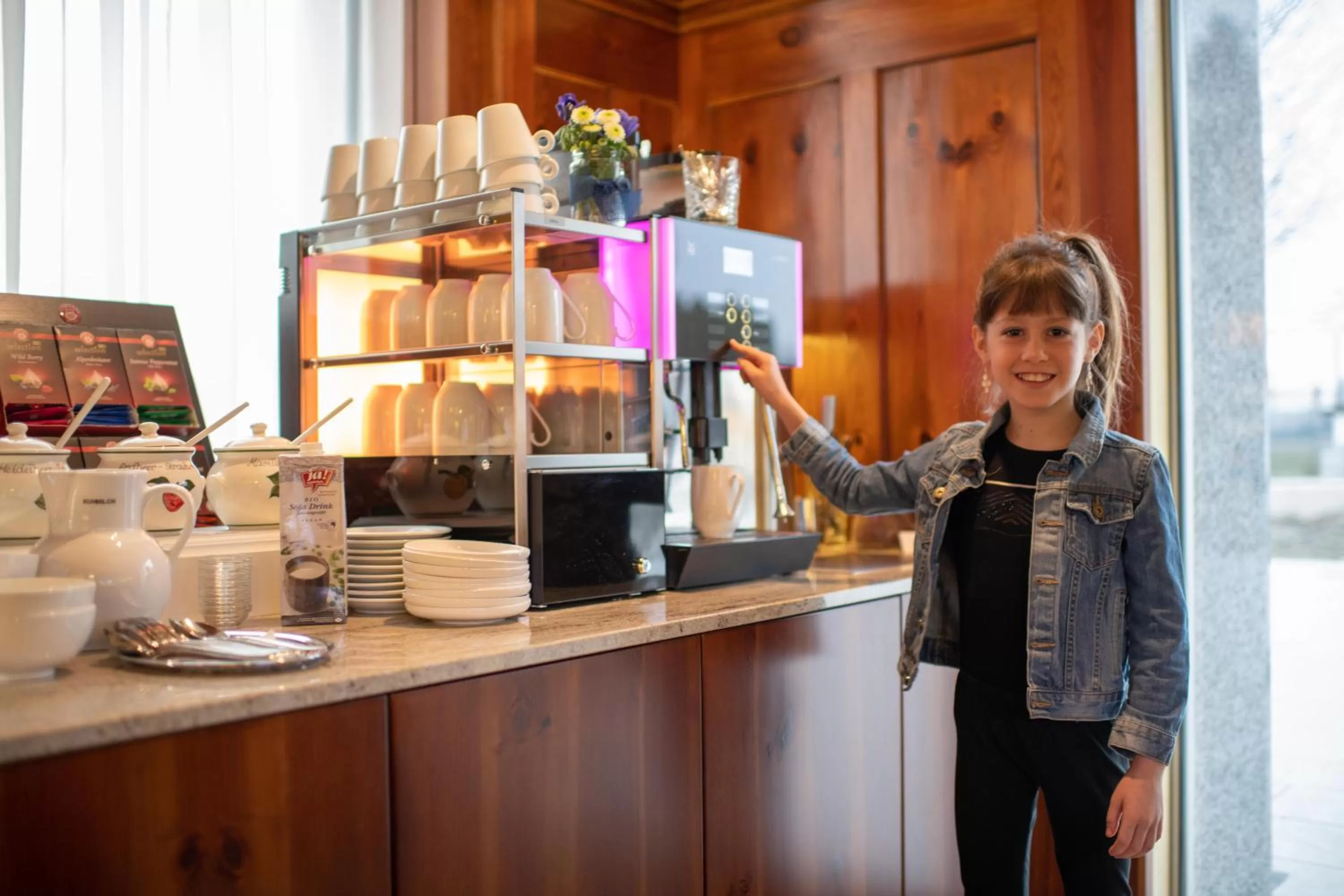 Food and drinks in Hotel Restaurant Meyer