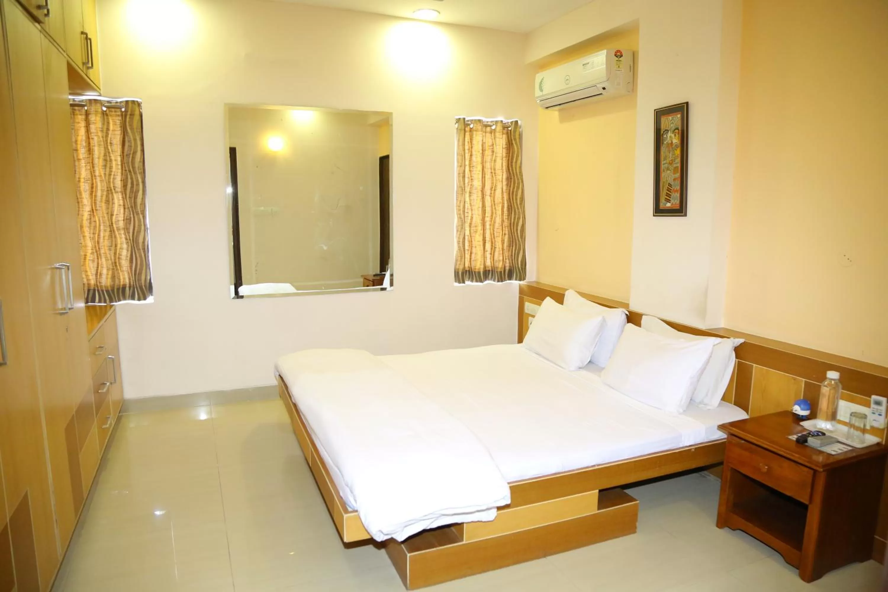 Bed in Swan Suites Madhapur