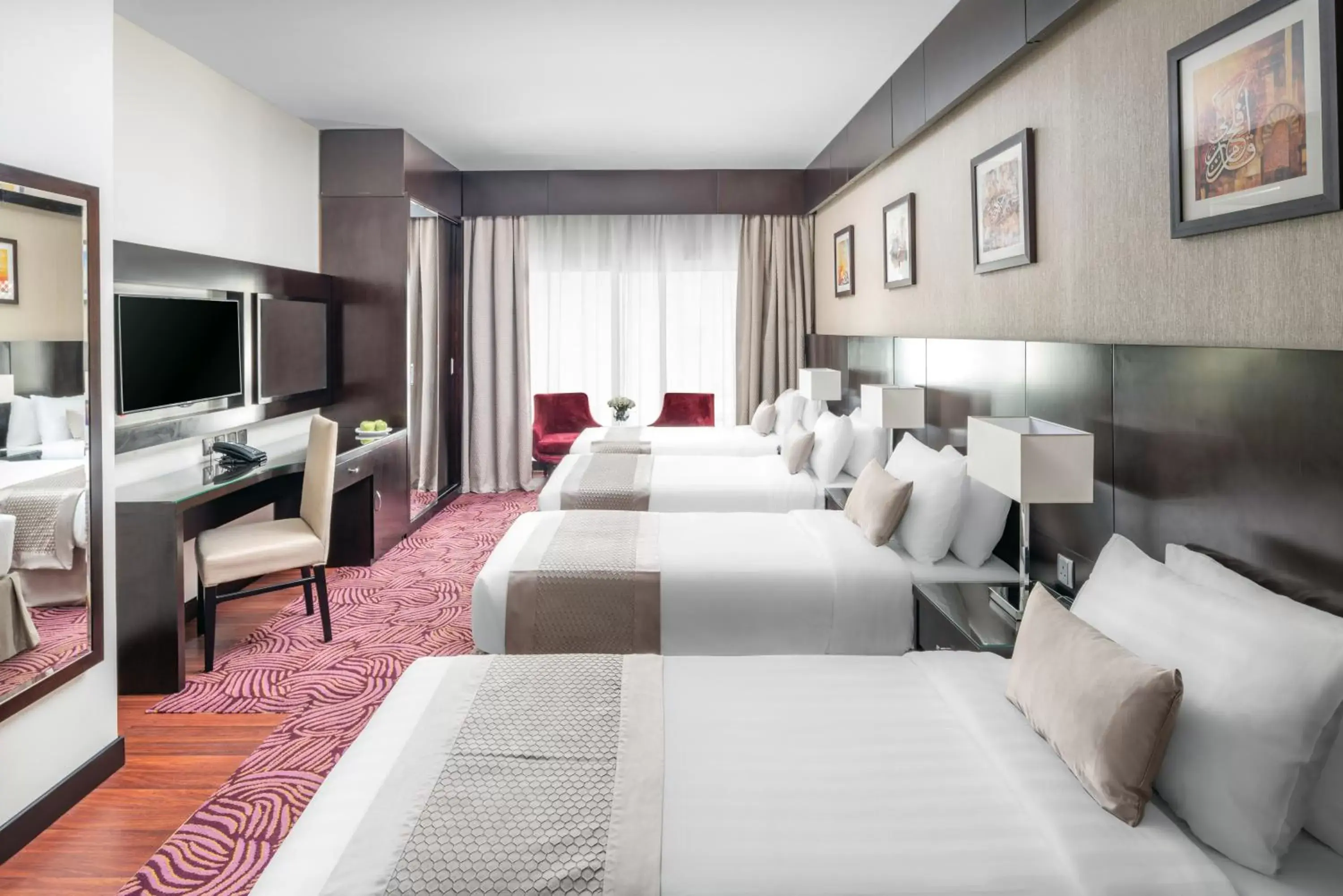 Superior Quadruple Room in Taiba Front Hotel Superior Quadruple Room in Taiba Front Hotel