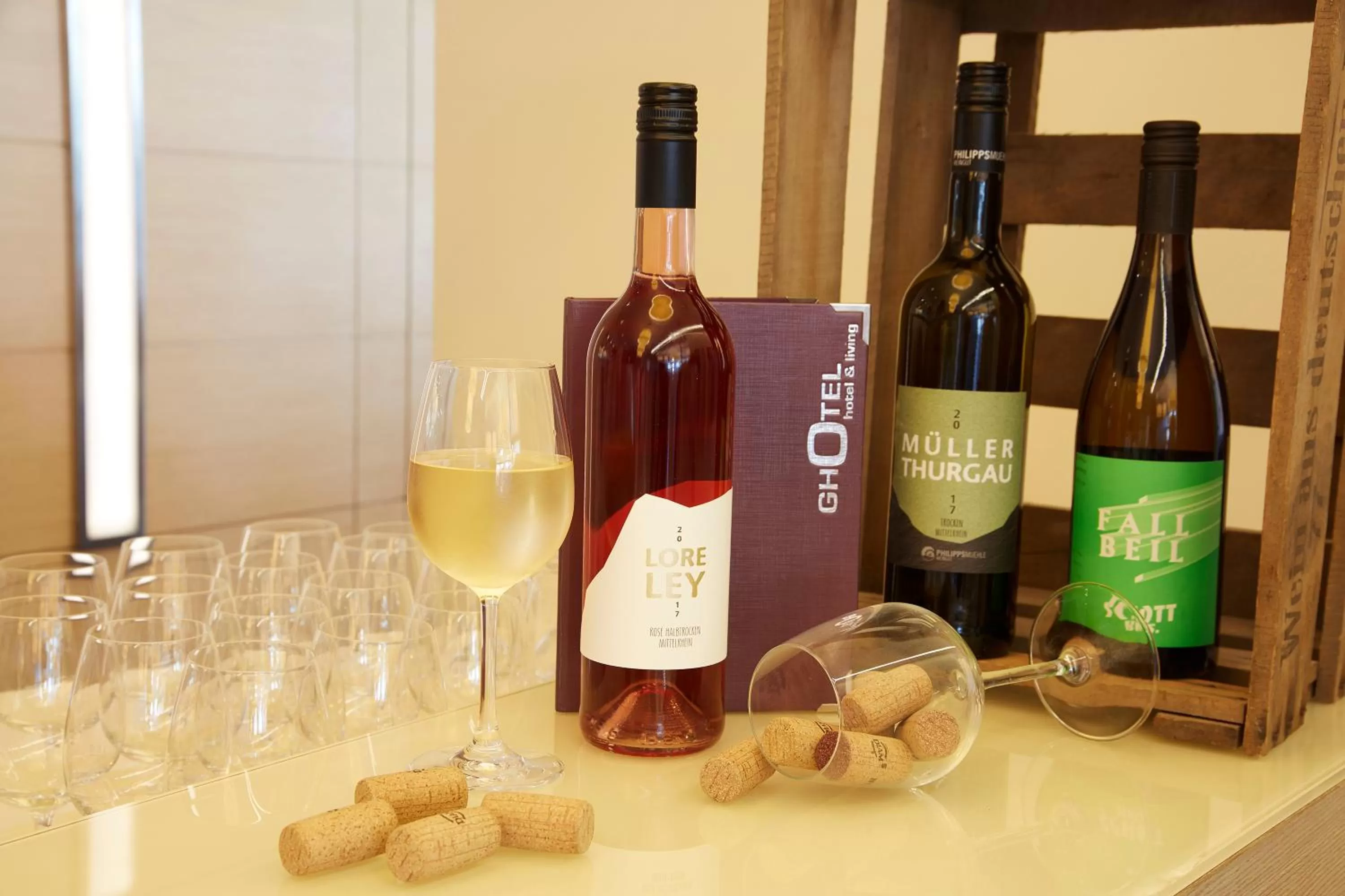 Alcoholic drinks in GHOTEL hotel & living Koblenz