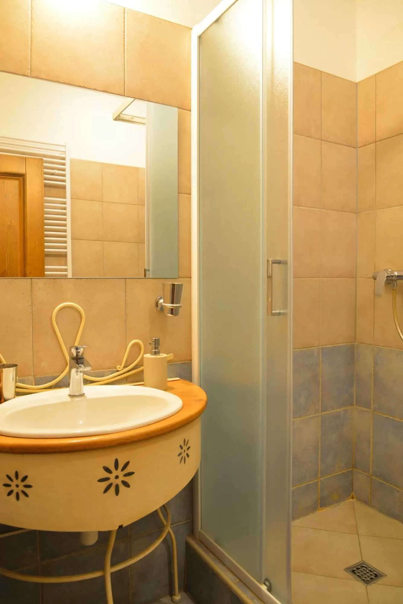 Bathroom in Hotel and restaurant Via Ironia