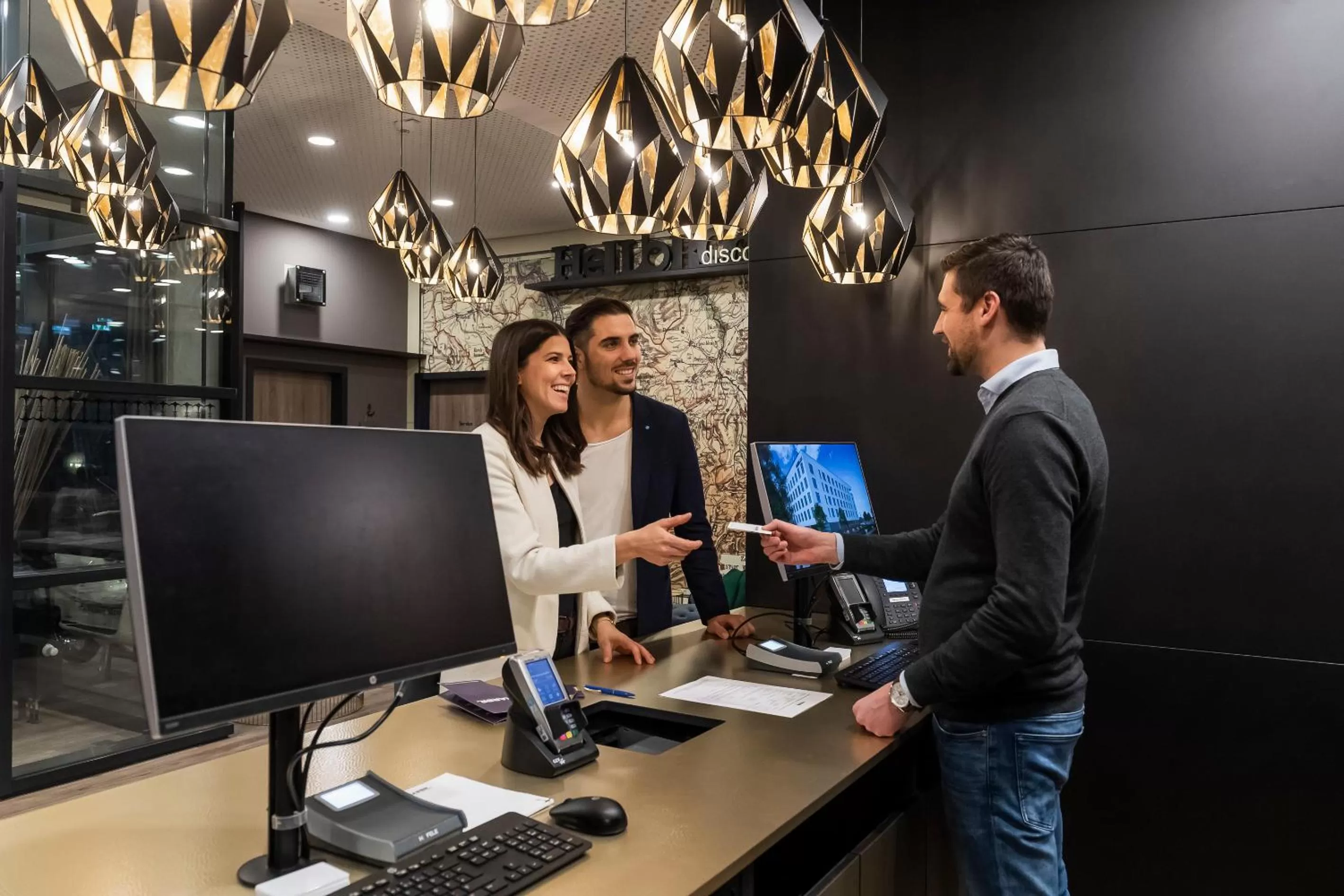 Lobby or reception in HARBR Hotel Heilbronn, a member of Radisson Individuals