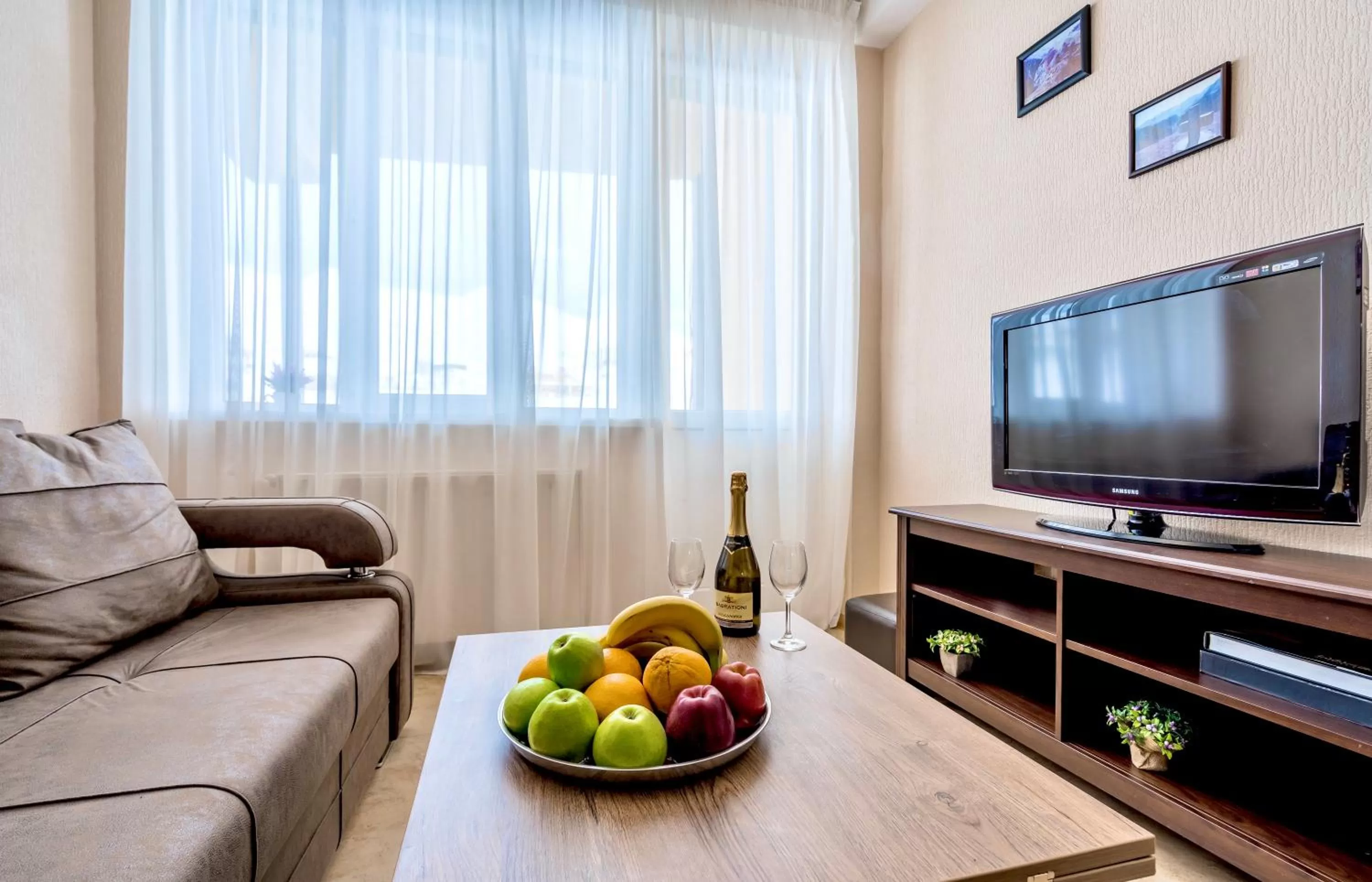 TV and multimedia, TV/Entertainment Center in 2-room Apartment NFT Gudauri Penta 503