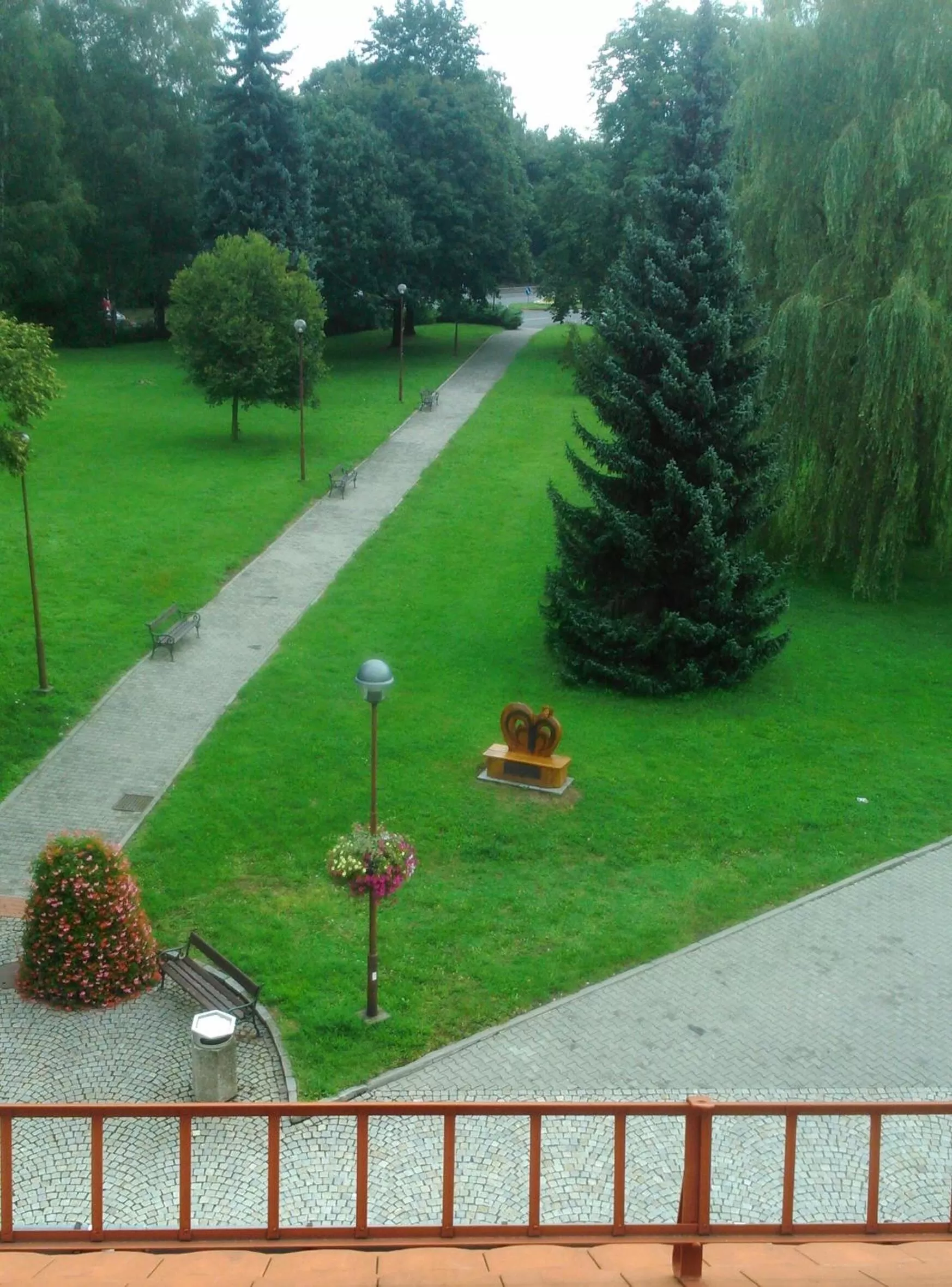 View (from property/room), Garden in Zámek Havířov