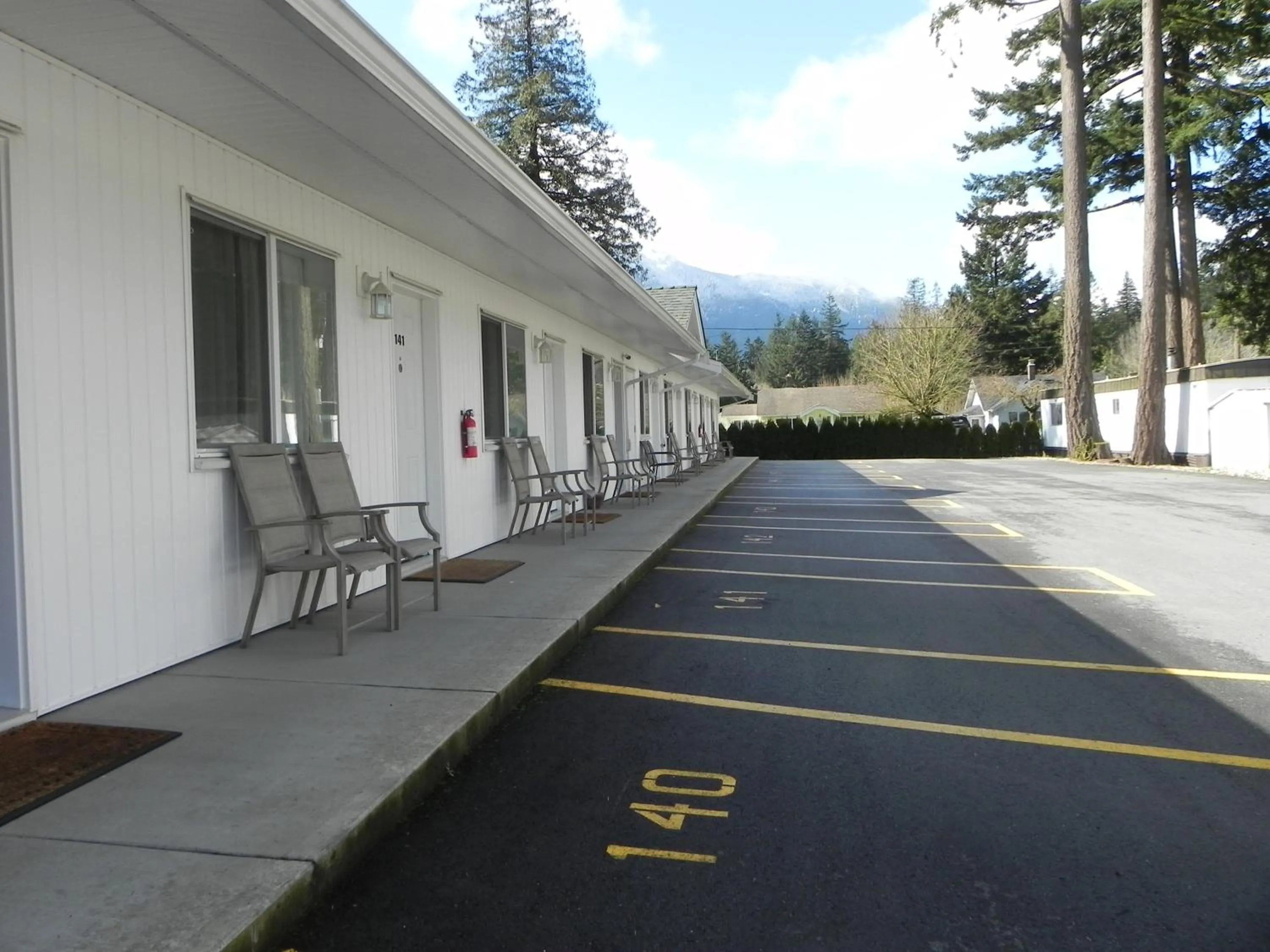 Patio in Skagit Motel