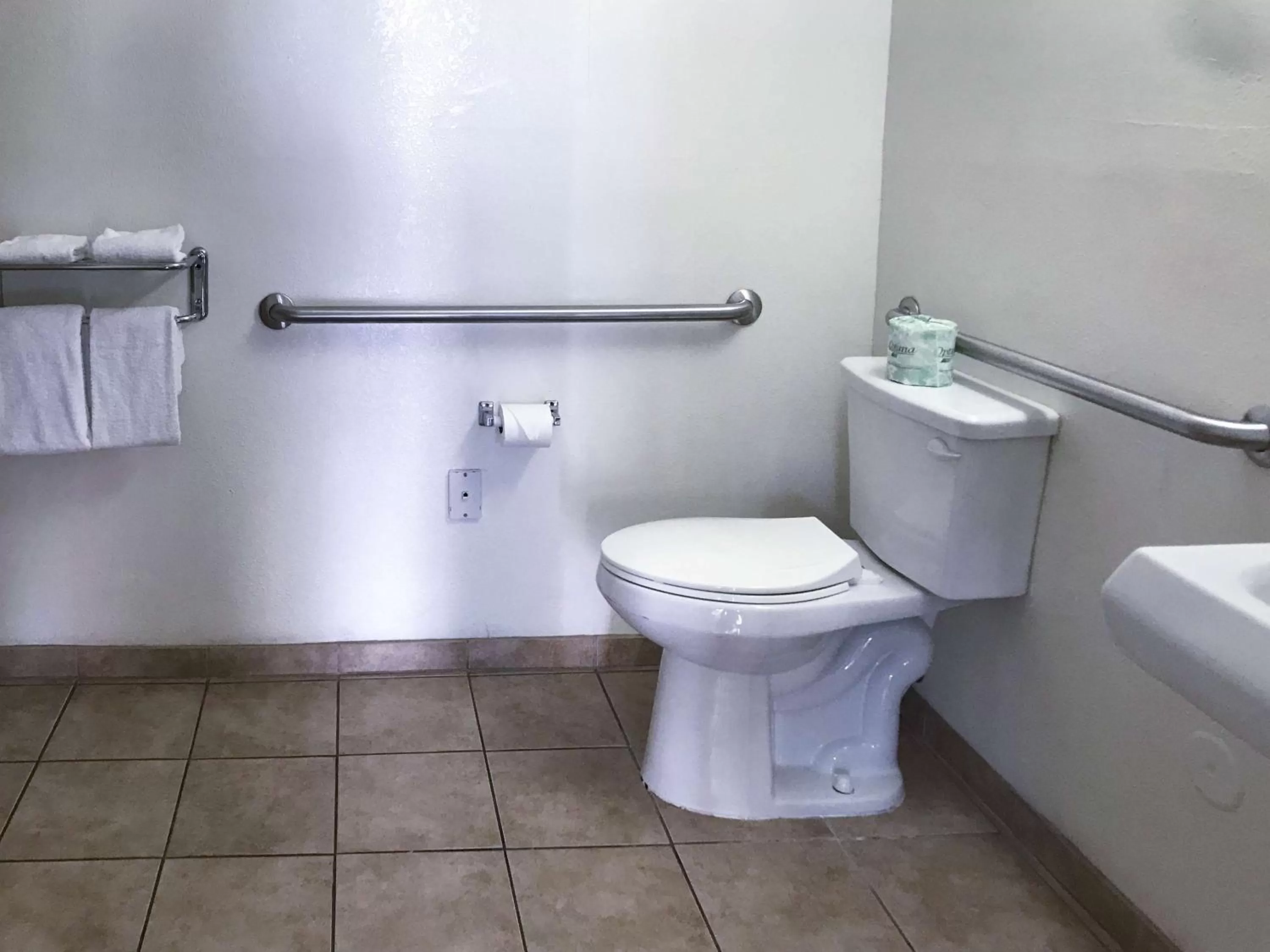 Toilet in Motel 6-Visalia, CA