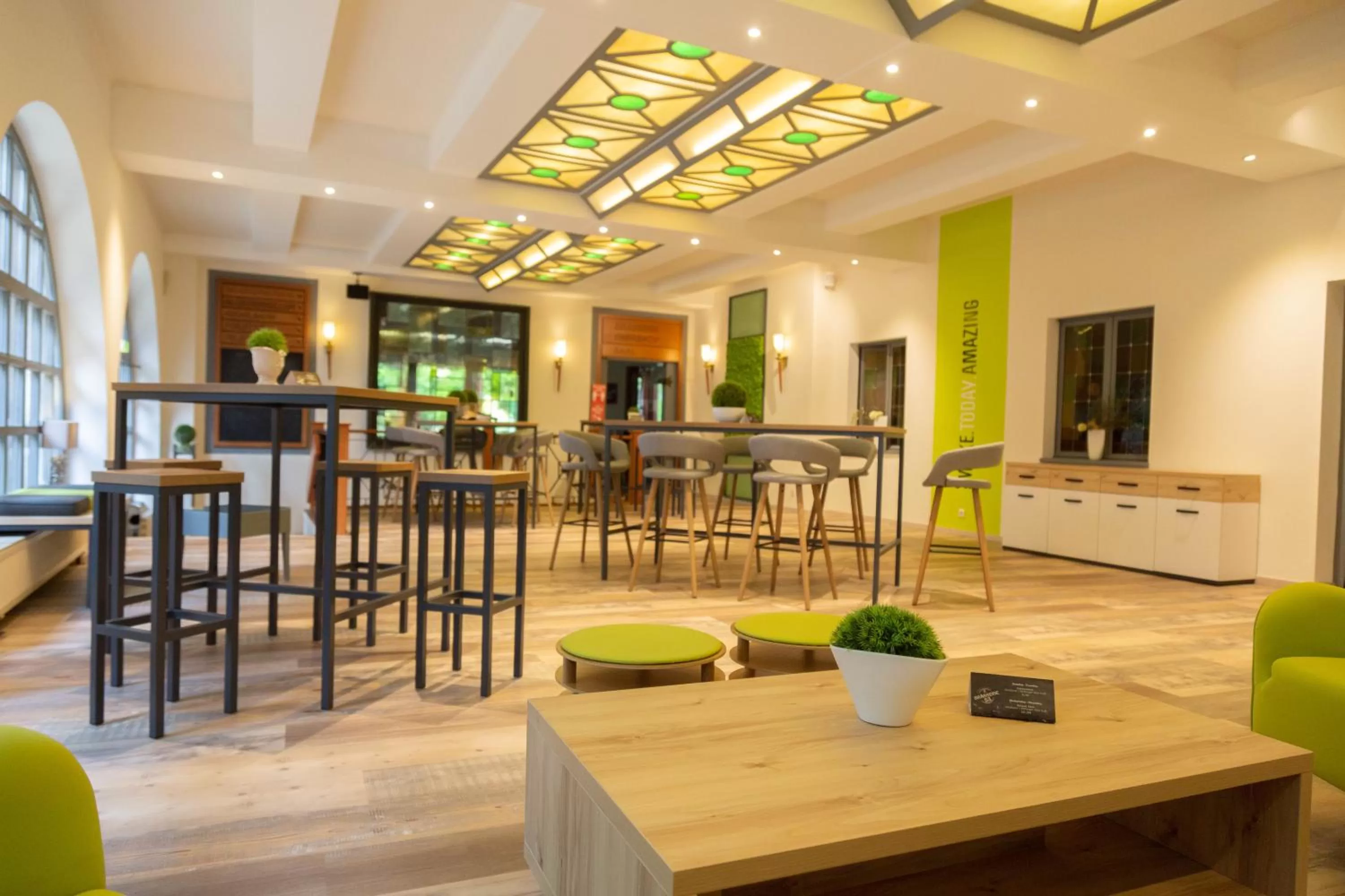 Lobby or reception in Das Ebertor - Hotel & Hostel