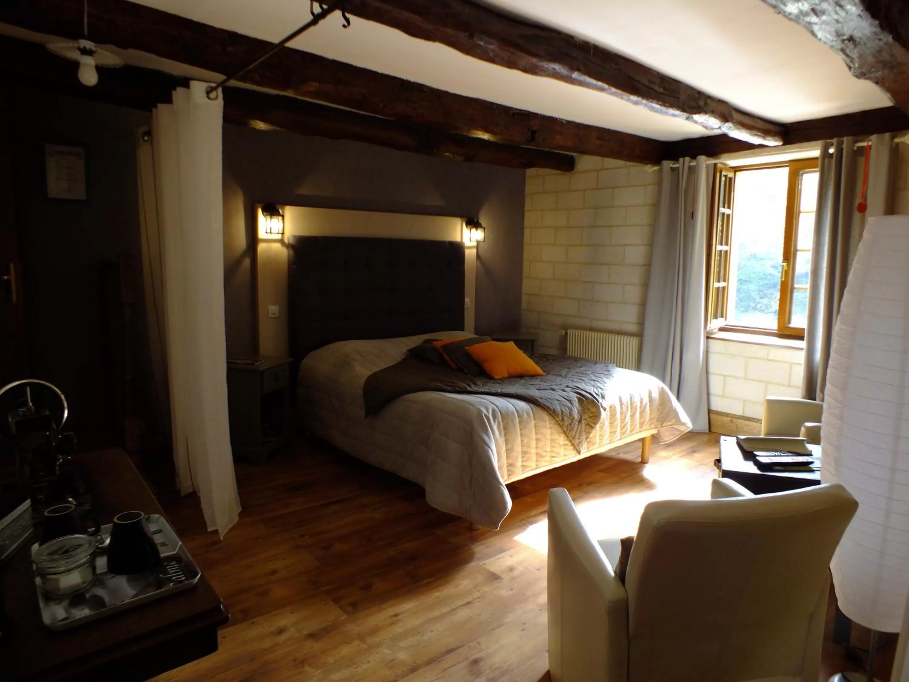 Bed in Chambres d'hôtes La Charmante