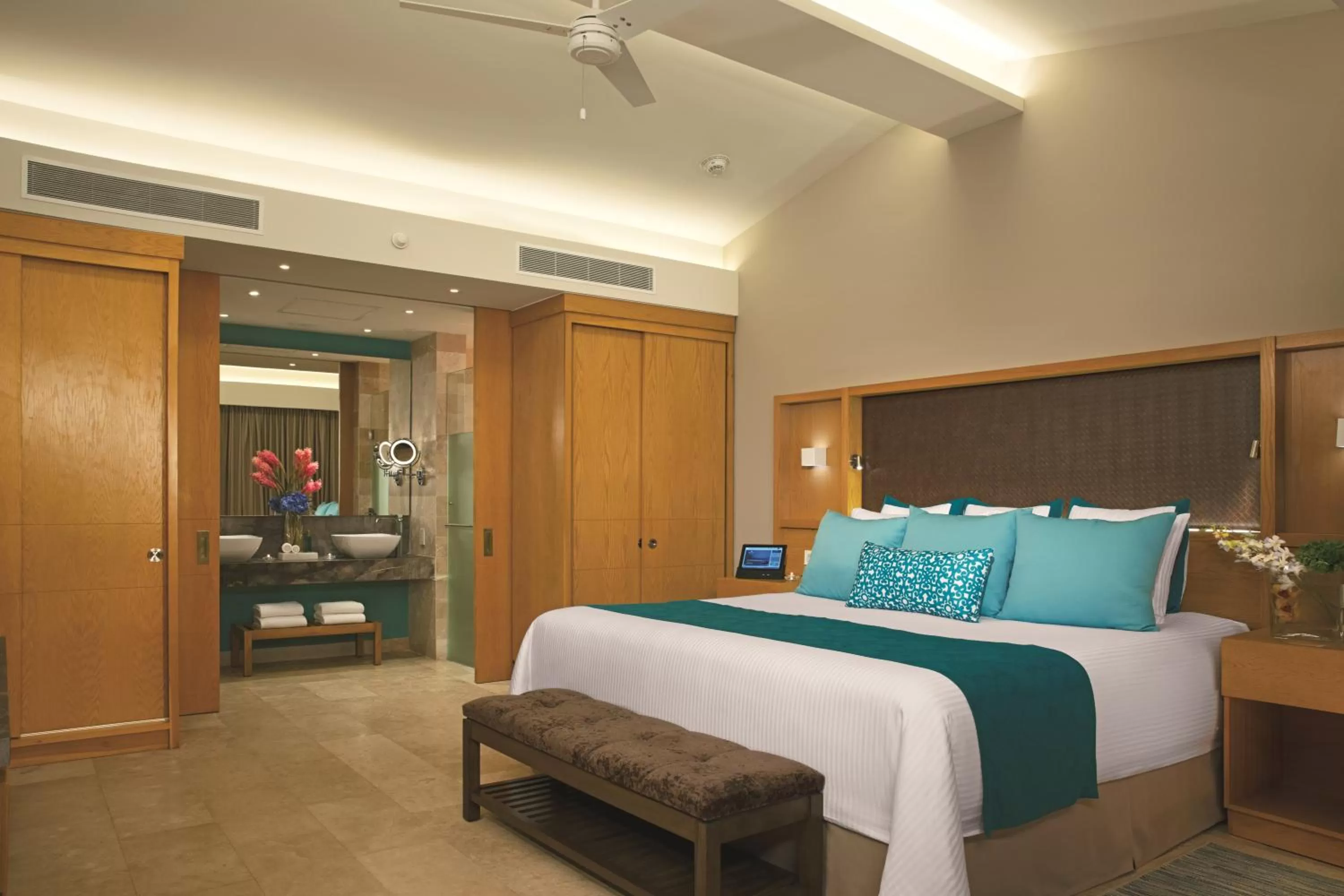 Bedroom in Dreams Playa Mujeres Golf & Spa Resort - All Inclusive