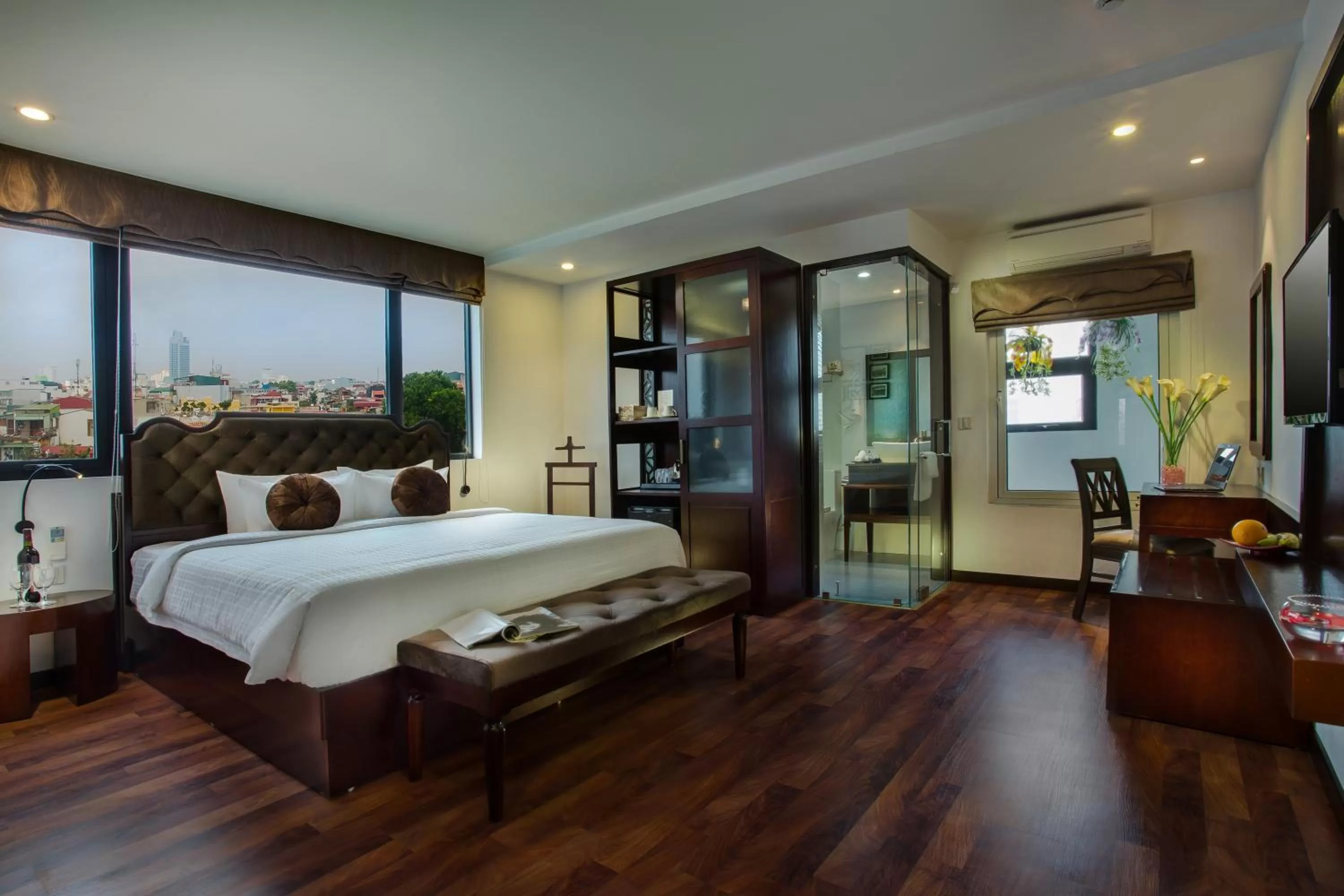 City view, Bed in Hanoi Marvellous Hotel & Spa