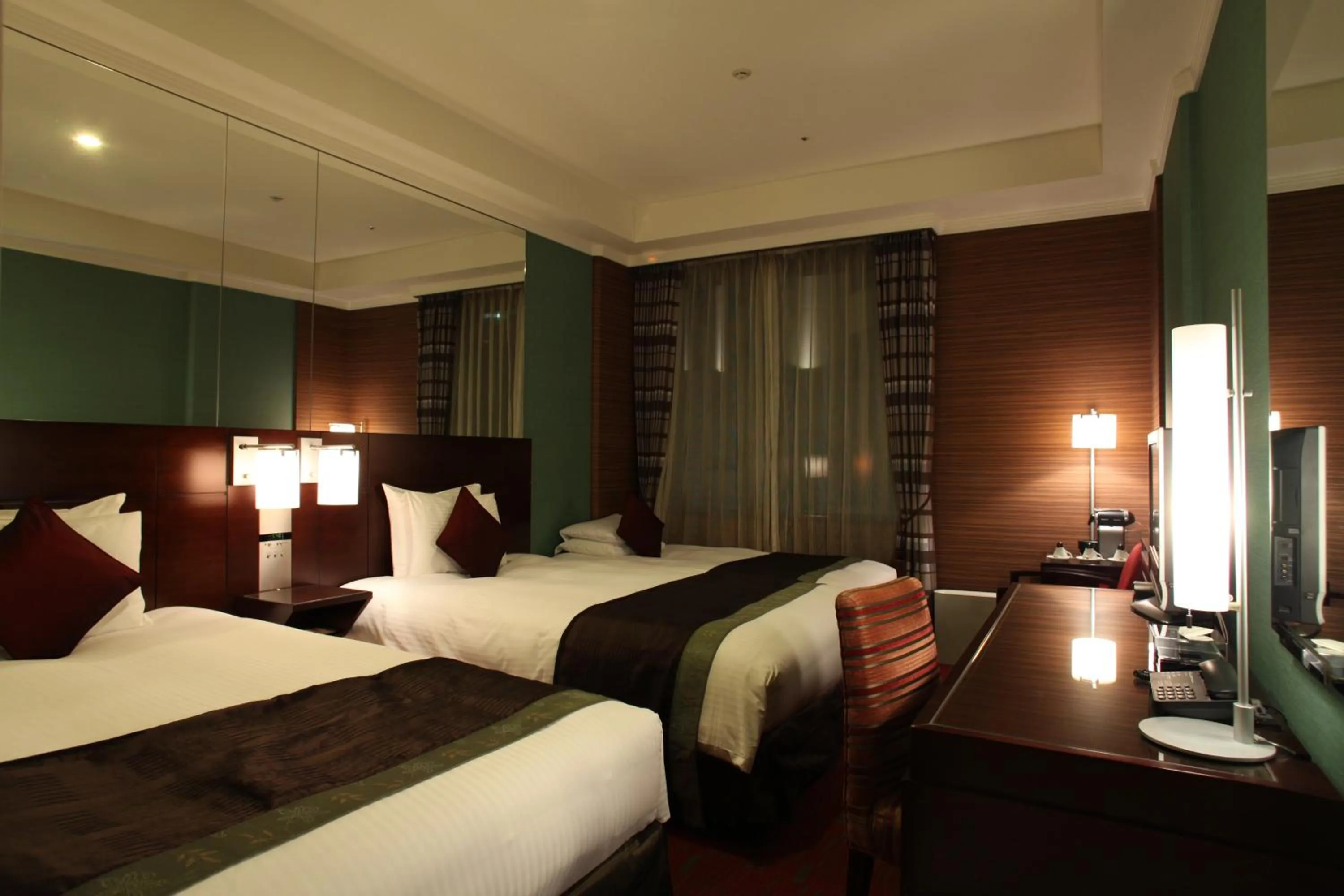 Bed in Hotel Trusty Tokyo Bayside